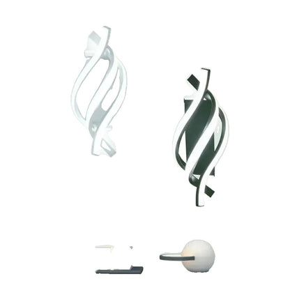 Modern Minimalist LED Wall Lamp – Dimmable Wall Sconce Lighting in Black and White for Indoor Use in Bedroom or Aisle-2