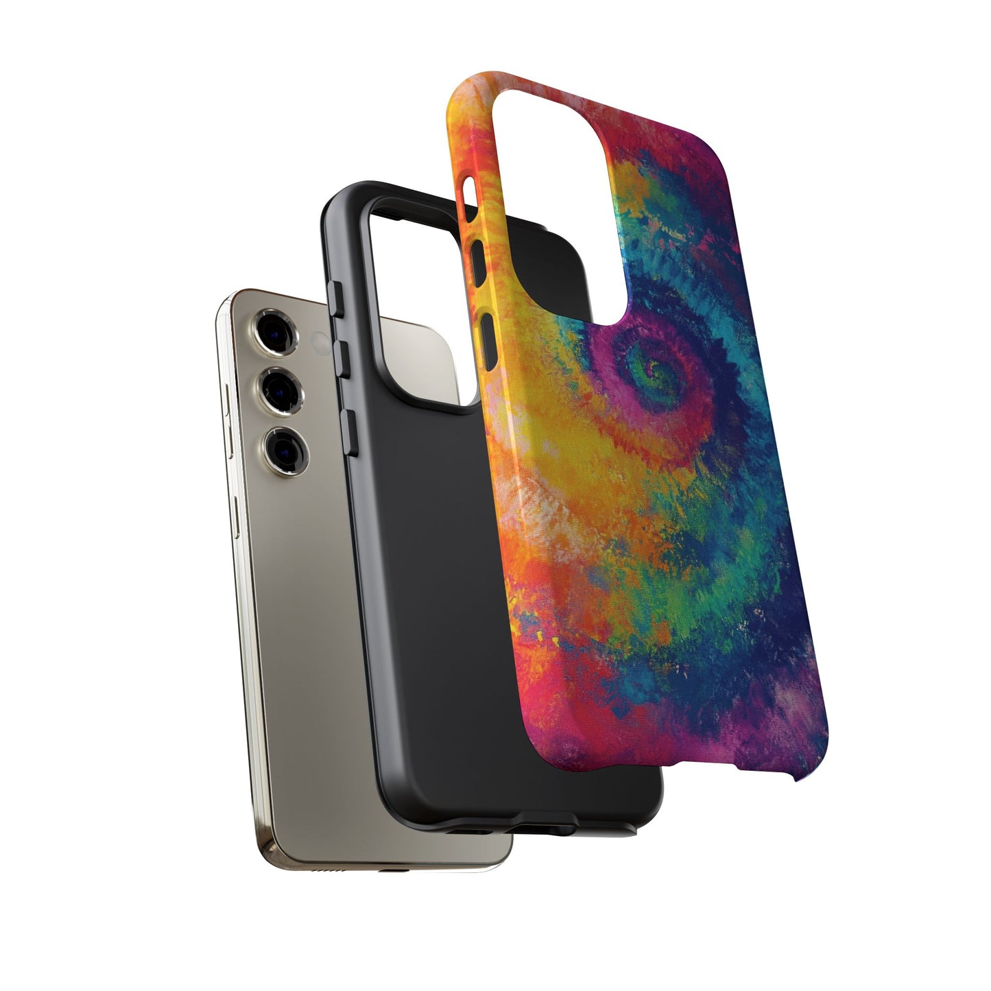 Psychedelic Tie-Dye Swirl Tough Phone Case