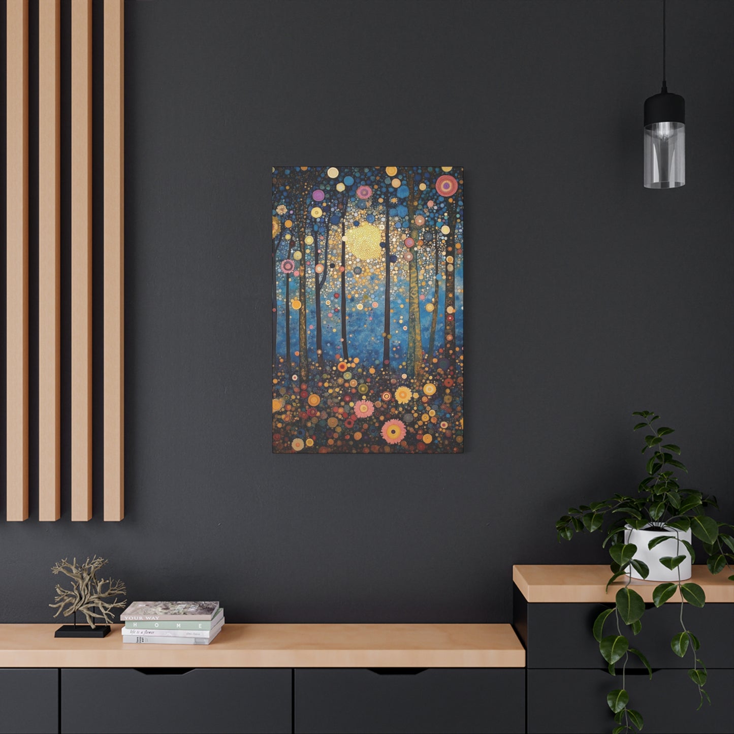 Moonlit Whimsy Mystical Forest Art Print