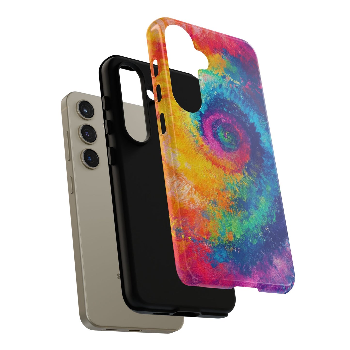 Psychedelic Tie-Dye Swirl Tough Phone Case