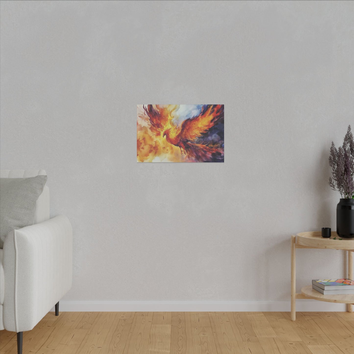 Phoenix Rising Matte Canvas