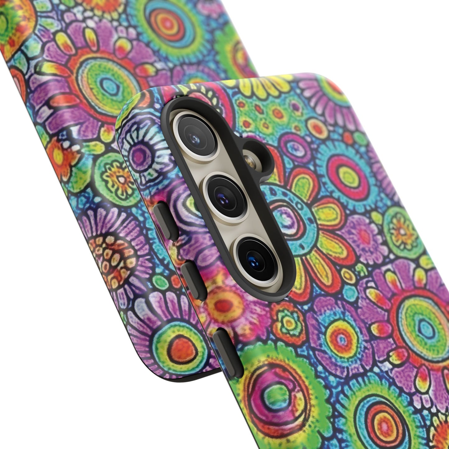 Retro Flower Pop Tough Phone Case