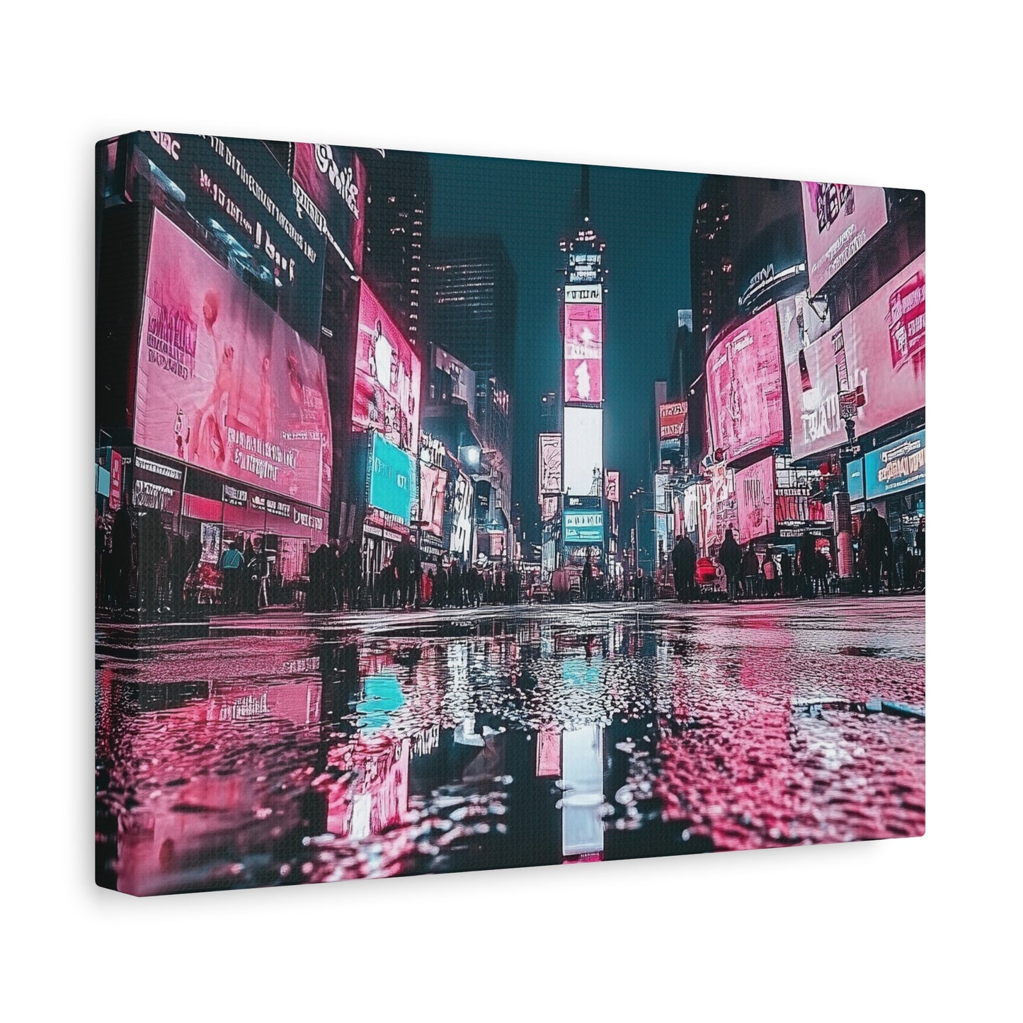 Urban Glow Matte Canvas Wall Art