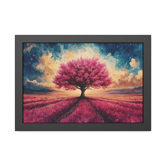 Blossom Horizon Radiant Tree Canvas Art