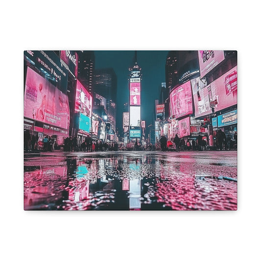 Urban Glow Matte Canvas Wall Art