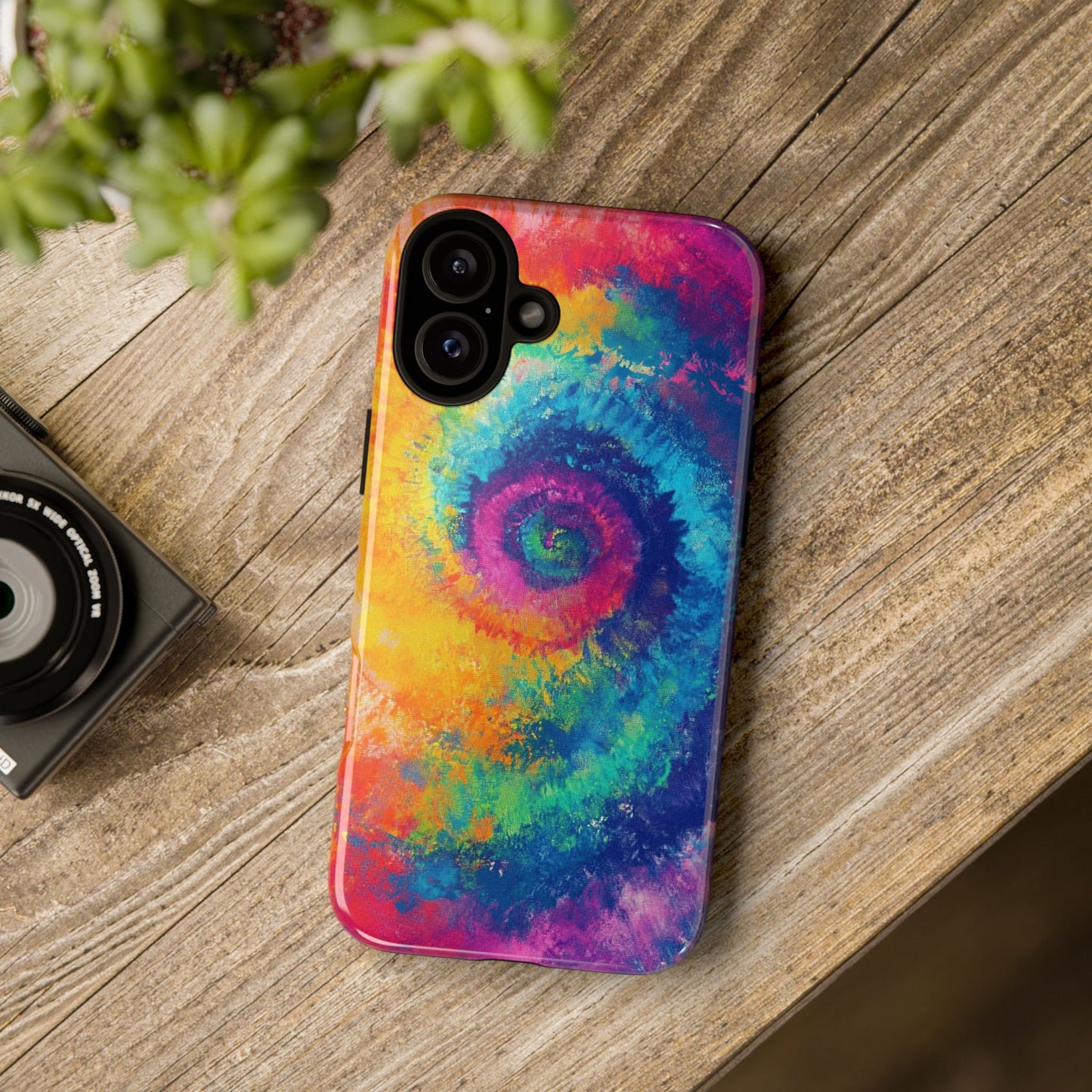 Psychedelic Tie-Dye Swirl Tough Phone Case