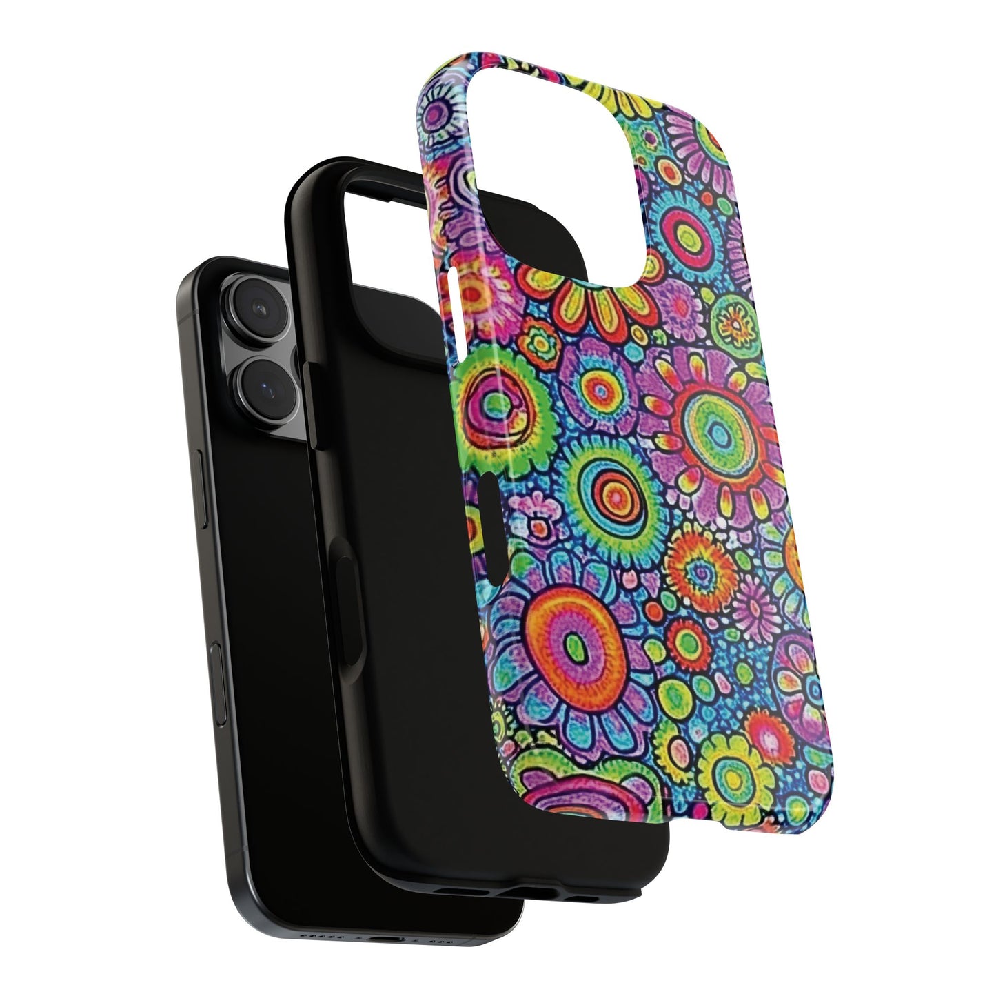 Retro Flower Pop Tough Phone Case