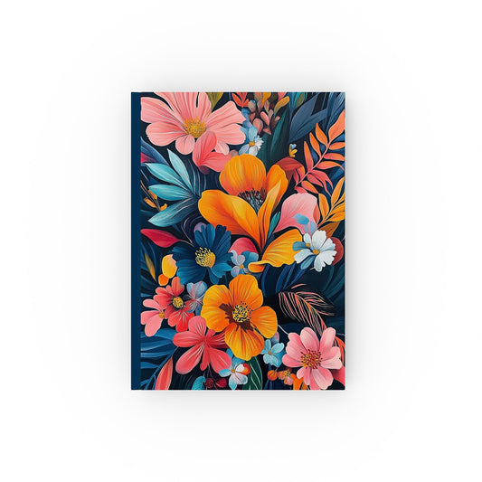 Hard Backed Floral Design Journal