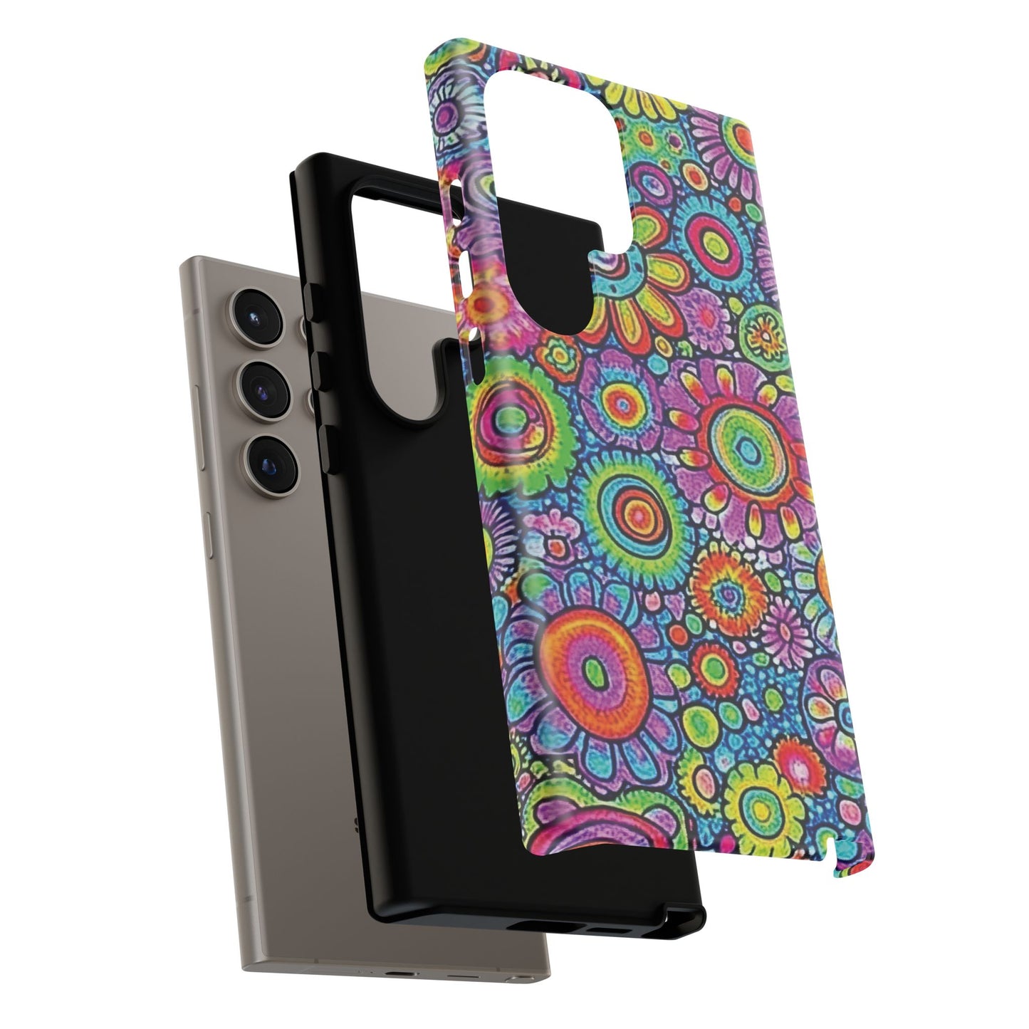 Retro Flower Pop Tough Phone Case