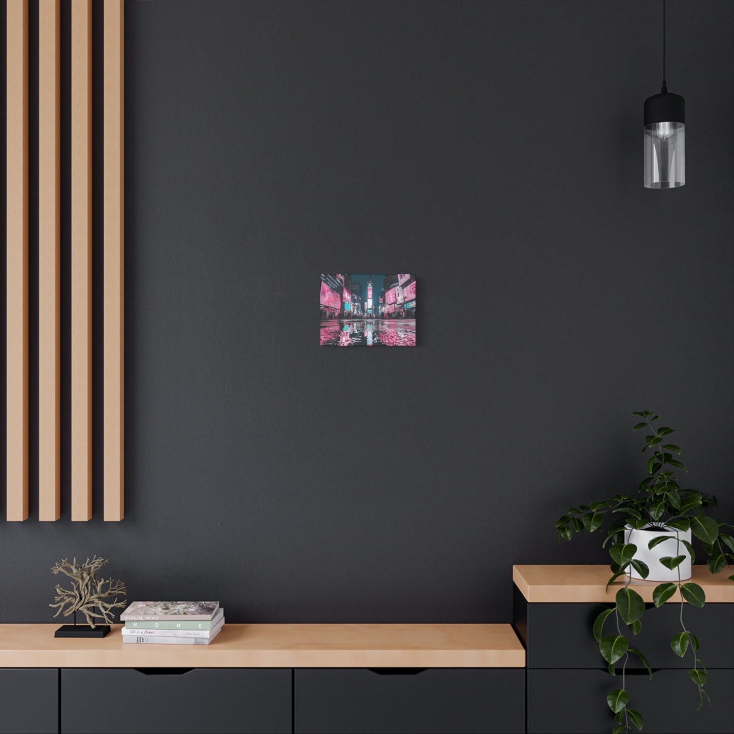 Urban Glow Matte Canvas Wall Art