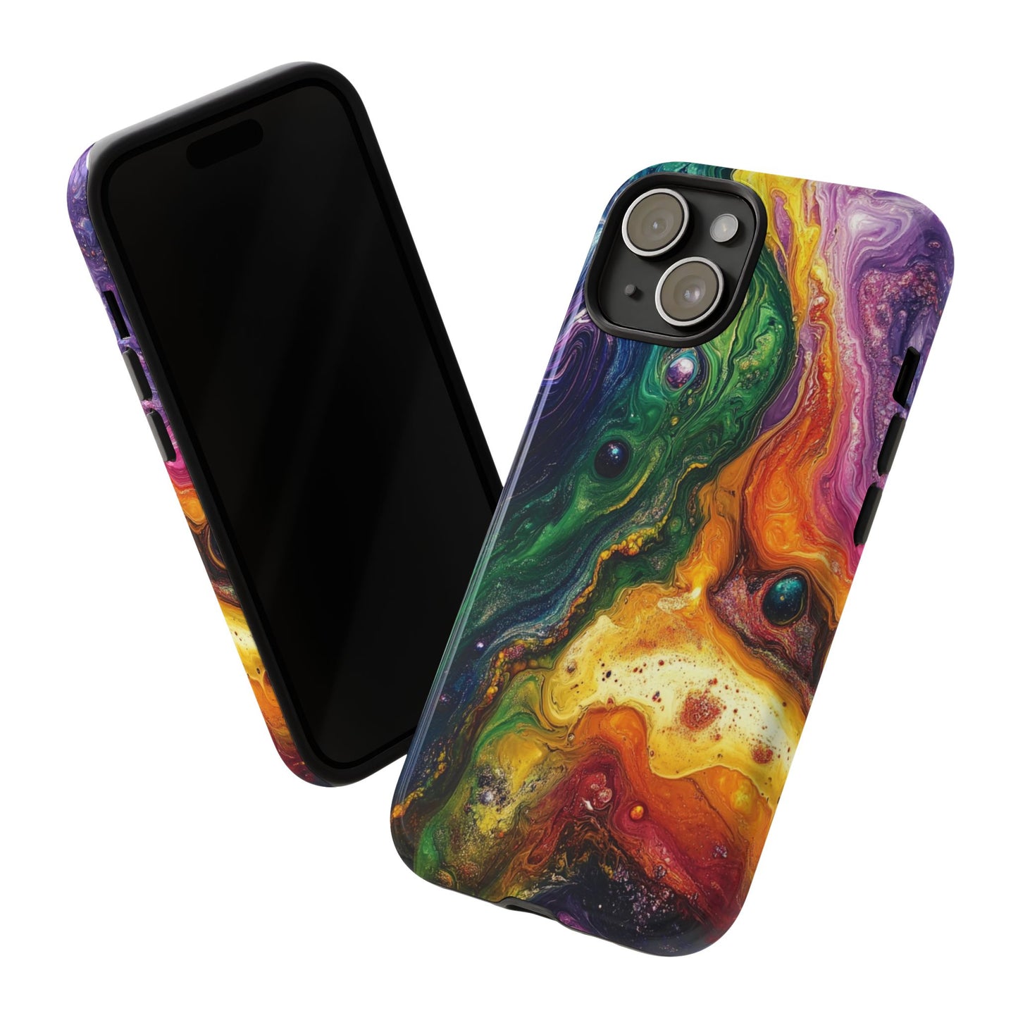 Cosmic Swirl Abstract Tough Phone Case