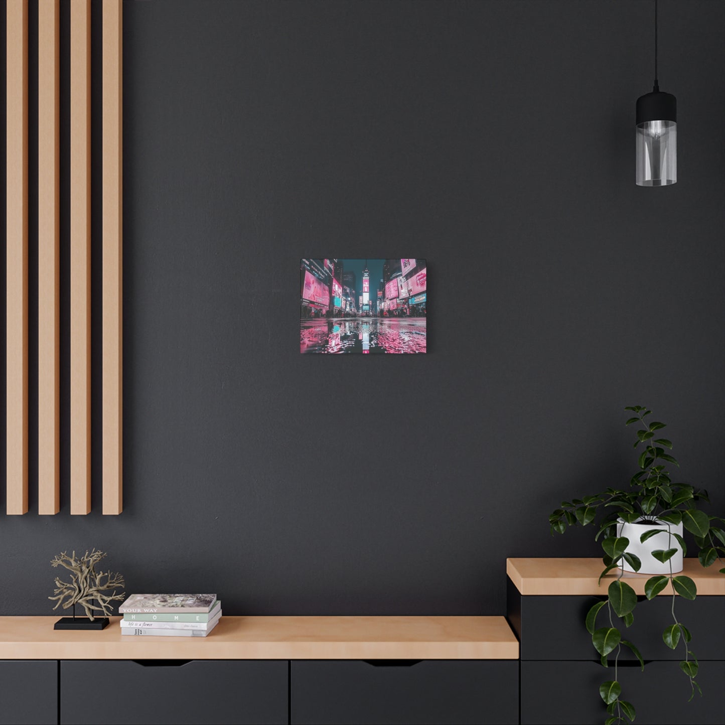 Urban Glow Matte Canvas Wall Art