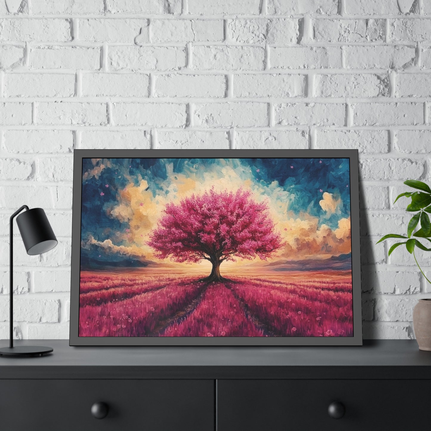 Blossom Horizon Radiant Tree Canvas Art