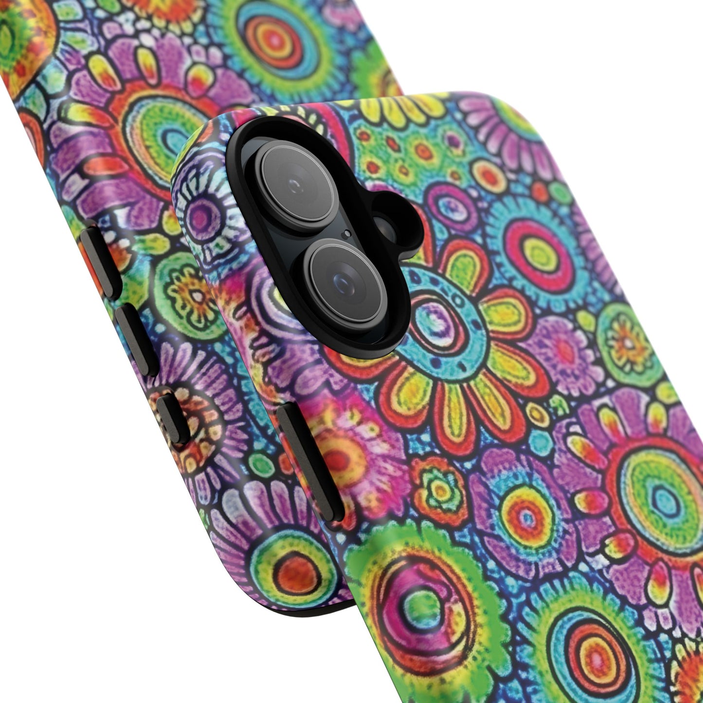 Retro Flower Pop Tough Phone Case