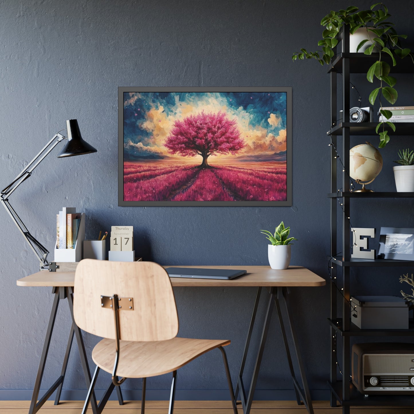 Blossom Horizon Radiant Tree Canvas Art