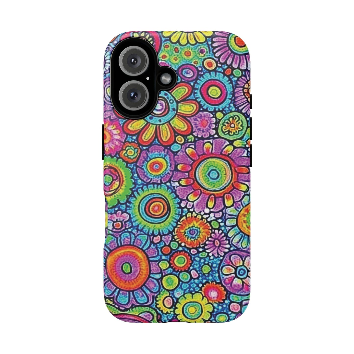 Retro Flower Pop Tough Phone Case