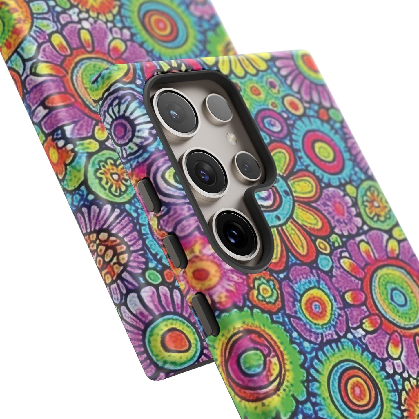 Retro Flower Pop Tough Phone Case