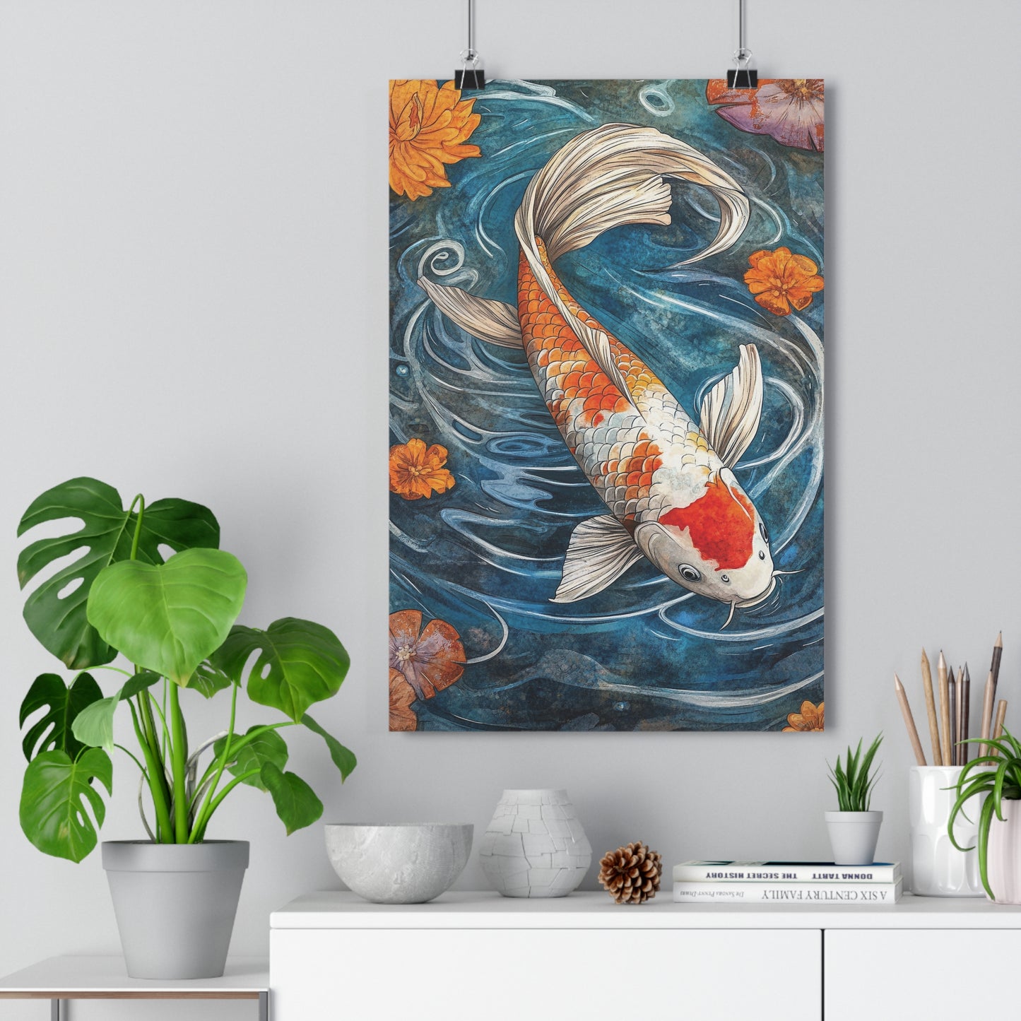 Flow of Serenity Canvas Art