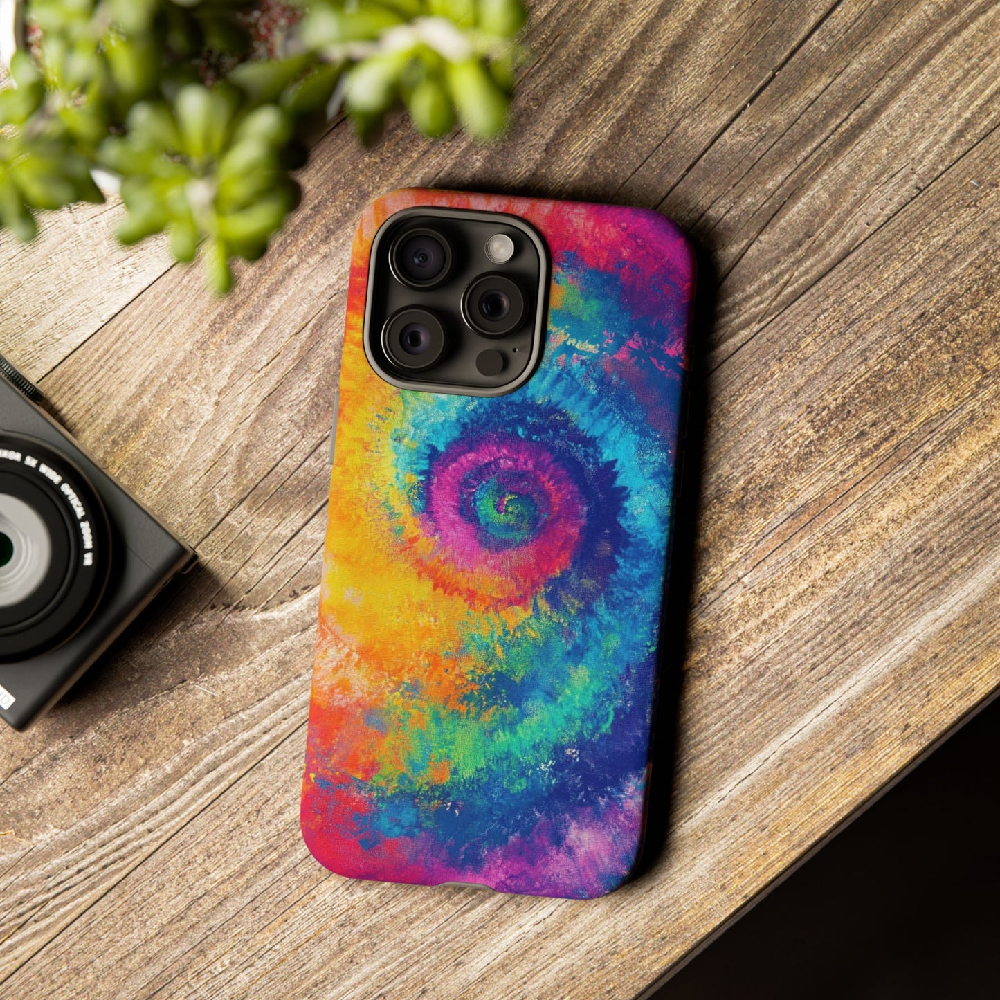 Psychedelic Tie-Dye Swirl Tough Phone Case