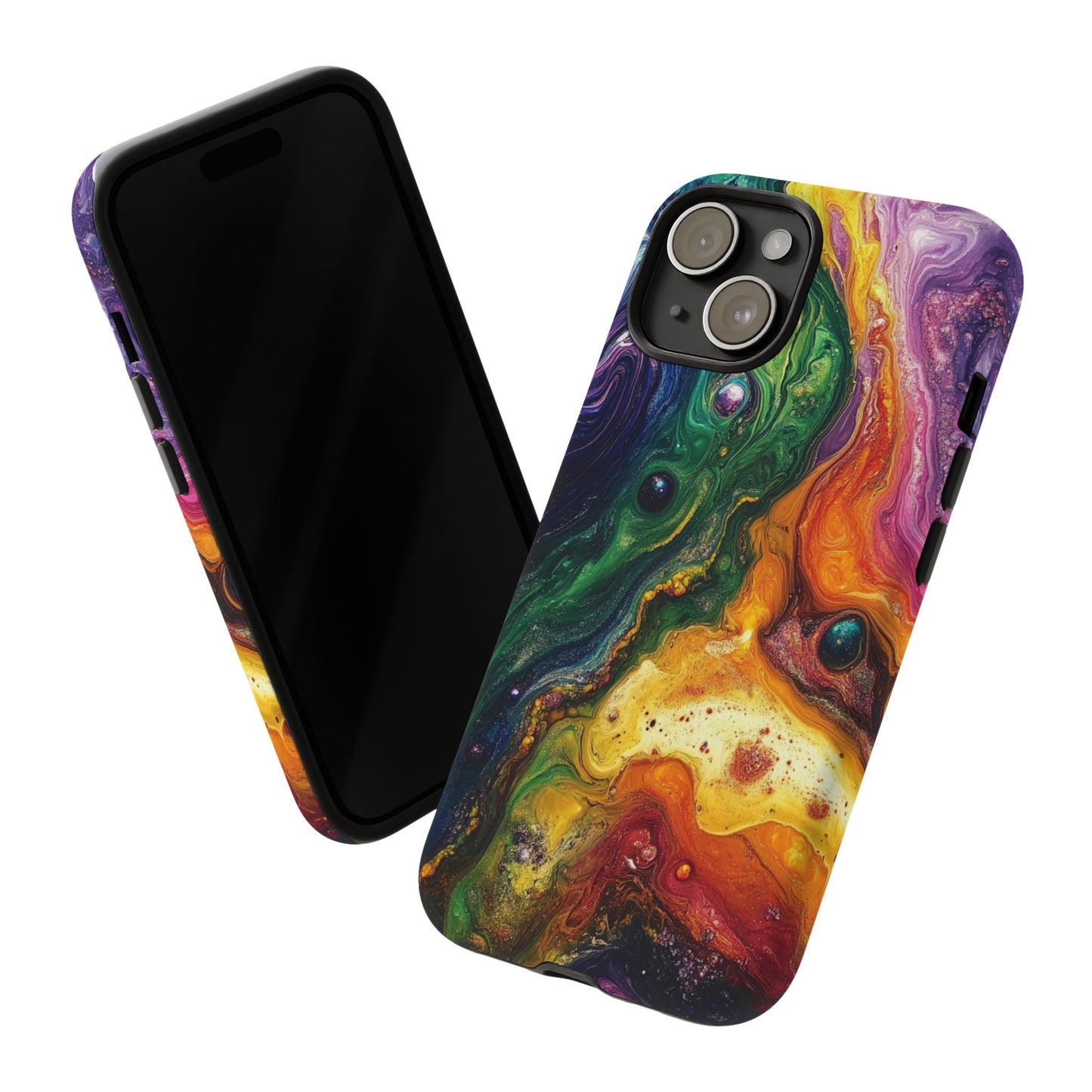 Cosmic Swirl Abstract Tough Phone Case