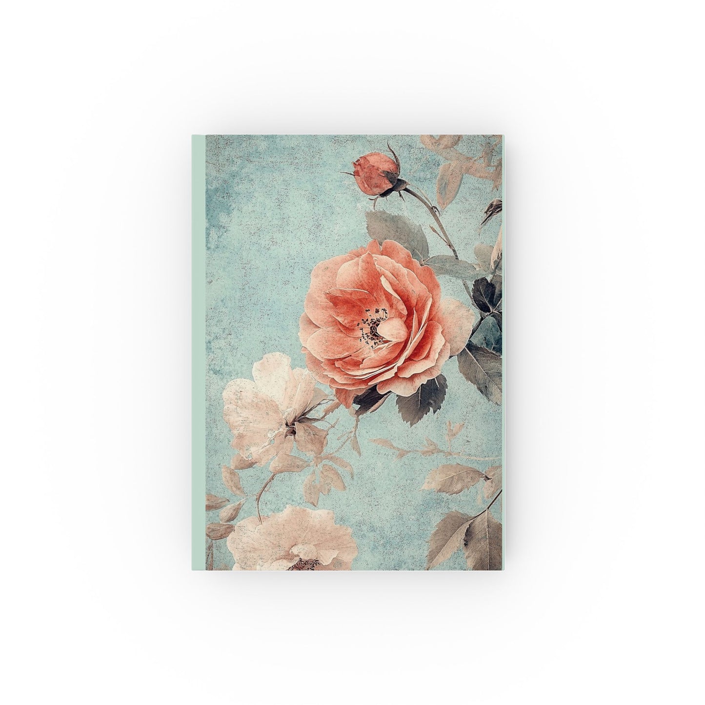 Hard Backed Elegant Floral Design Journal