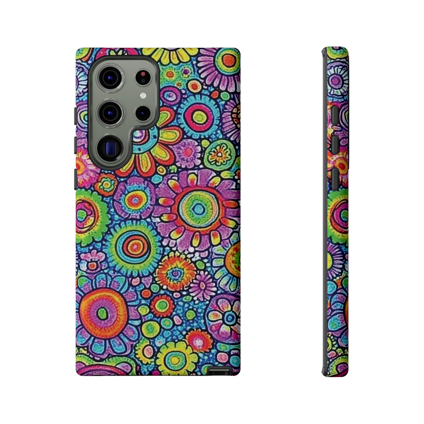 Retro Flower Pop Tough Phone Case