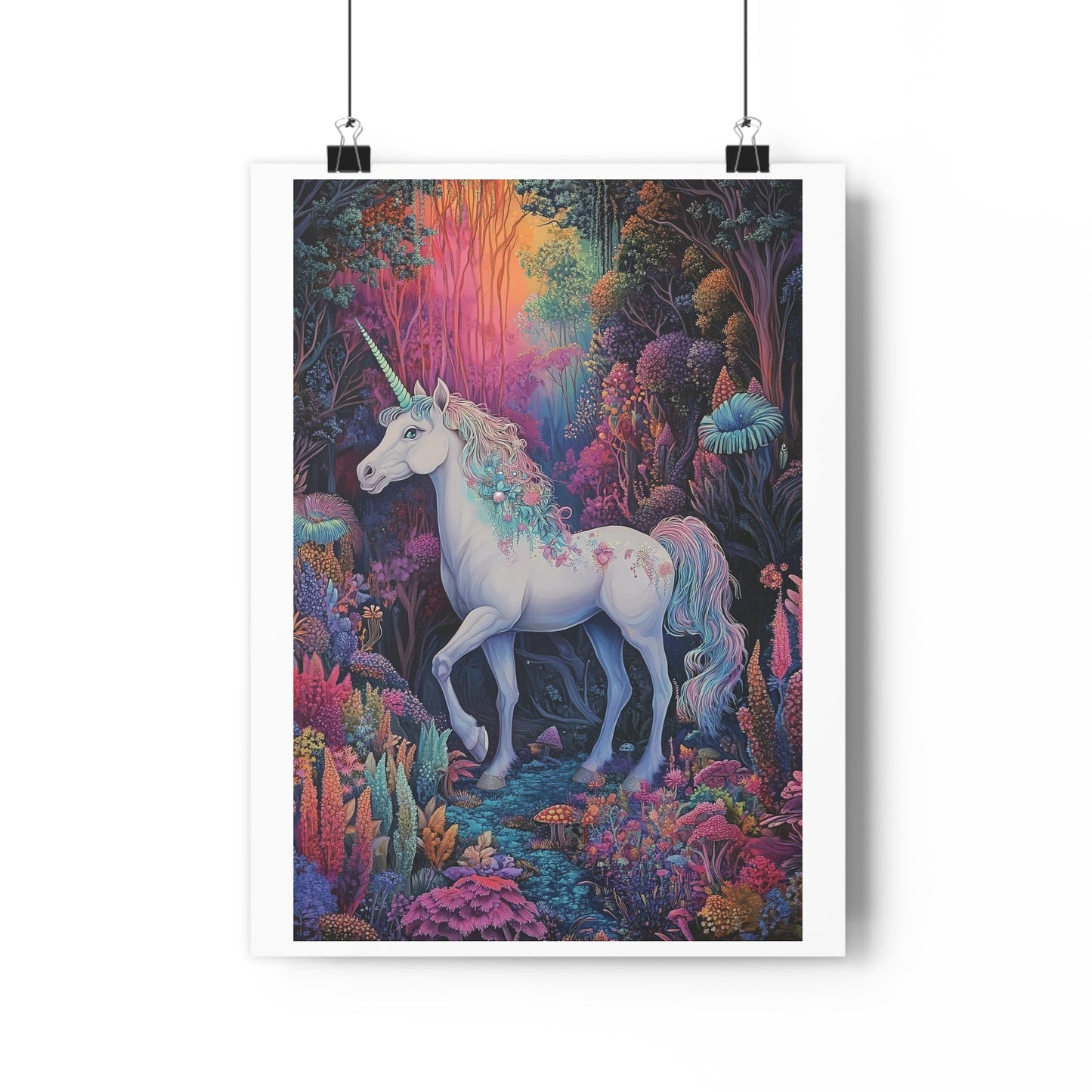 Enchanted Unicorn Art Print