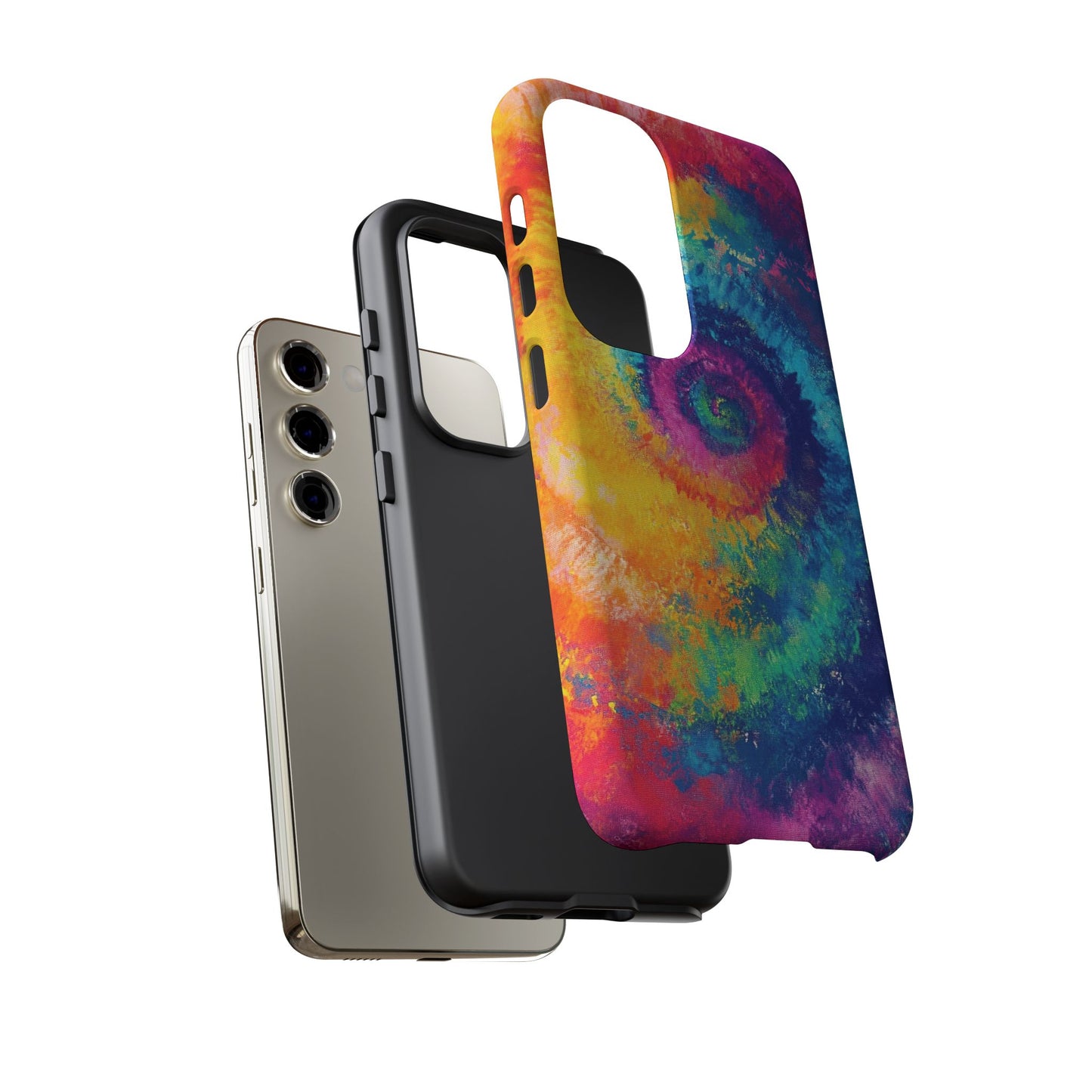 Psychedelic Tie-Dye Swirl Tough Phone Case