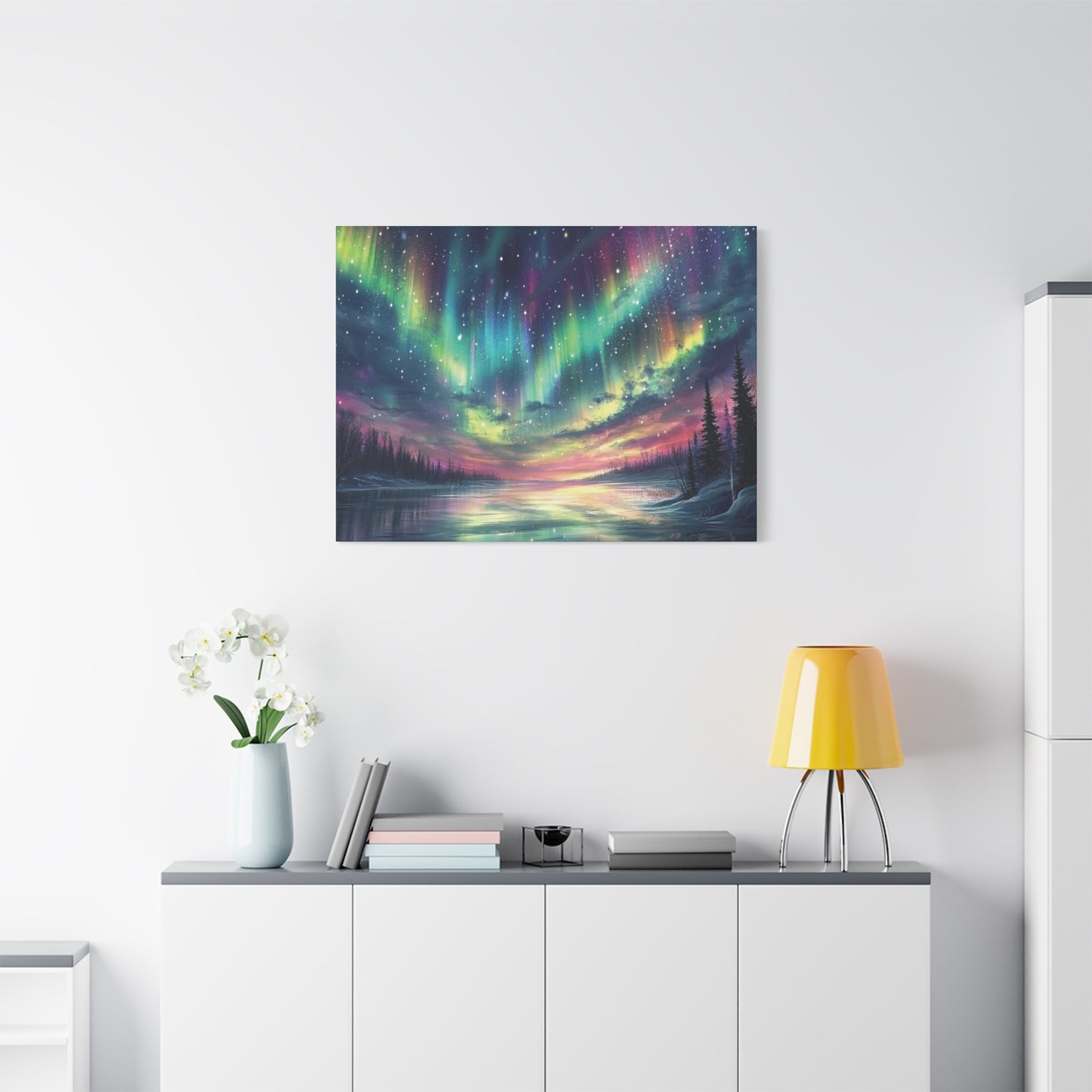 Aurora Dreams Northern Lights Landscape Print