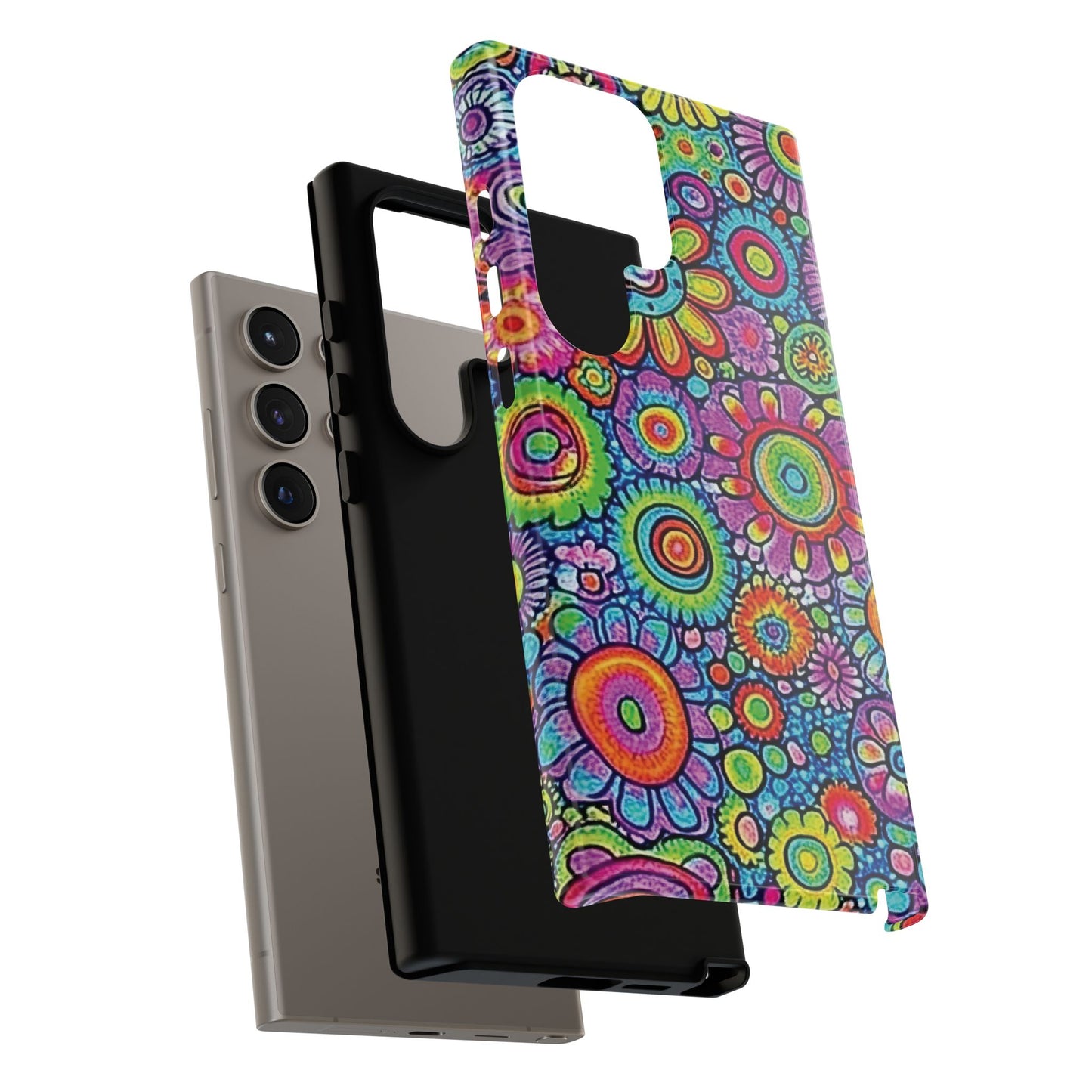 Retro Flower Pop Tough Phone Case