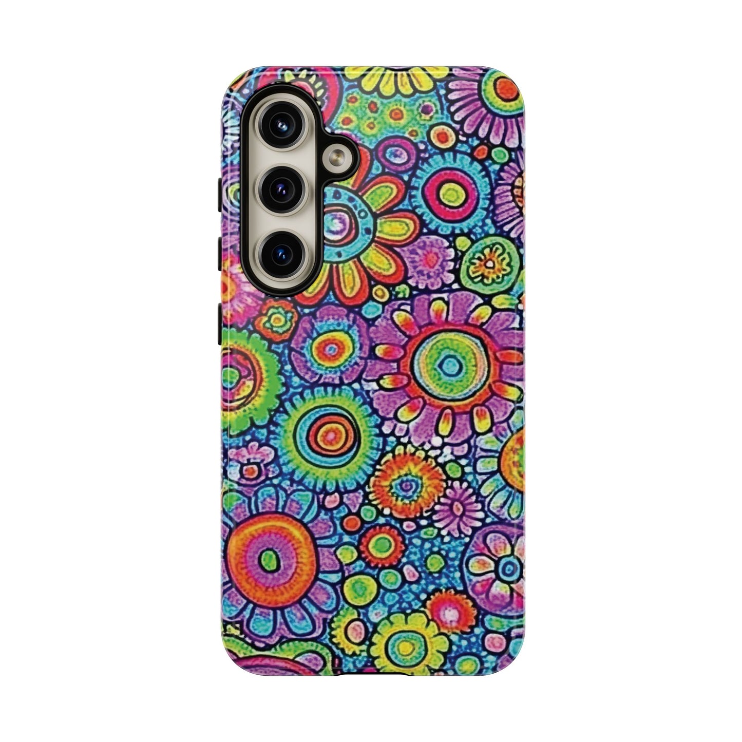 Retro Flower Pop Tough Phone Case