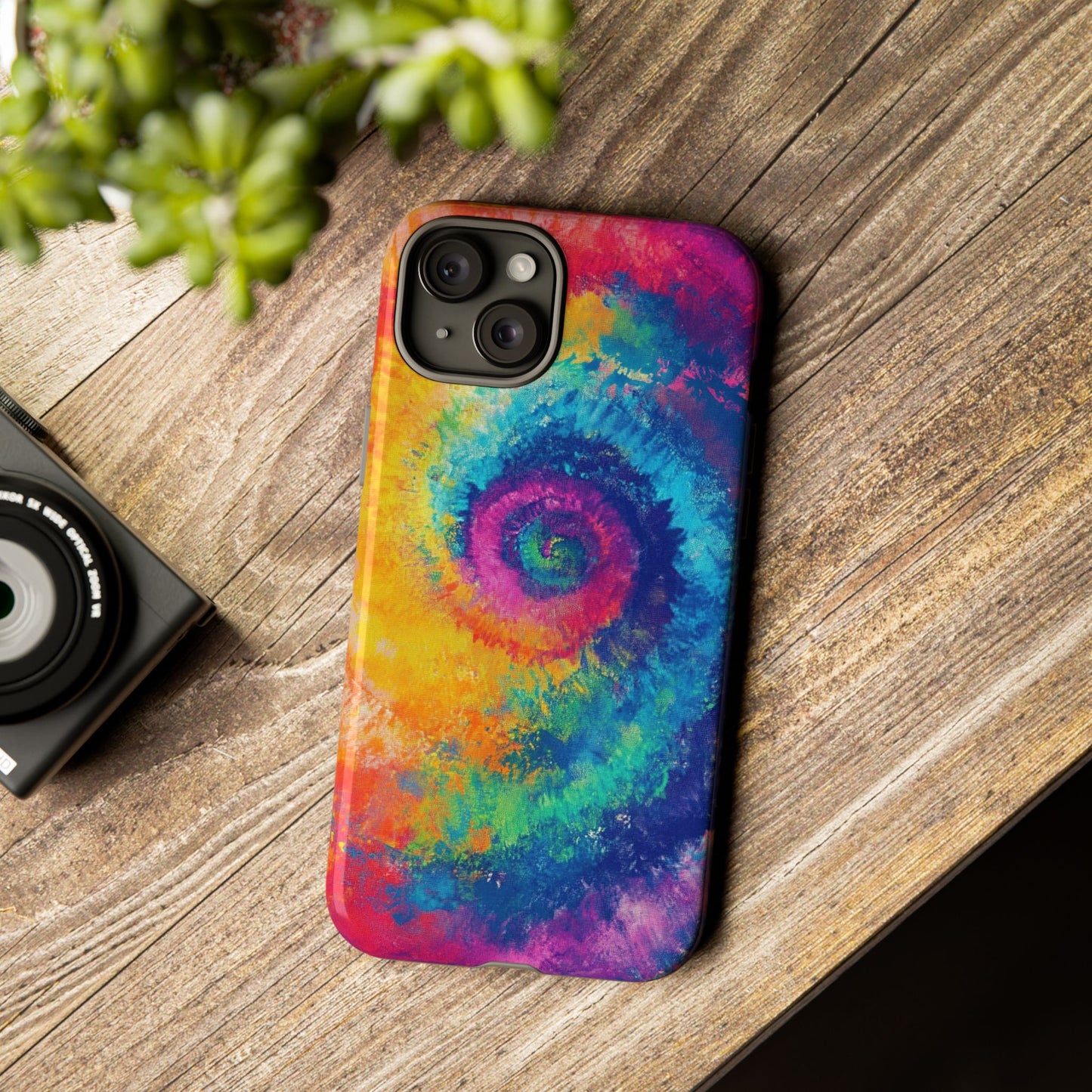 Psychedelic Tie-Dye Swirl Tough Phone Case