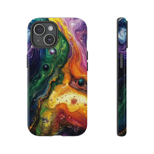 Cosmic Swirl Abstract Tough Phone Case