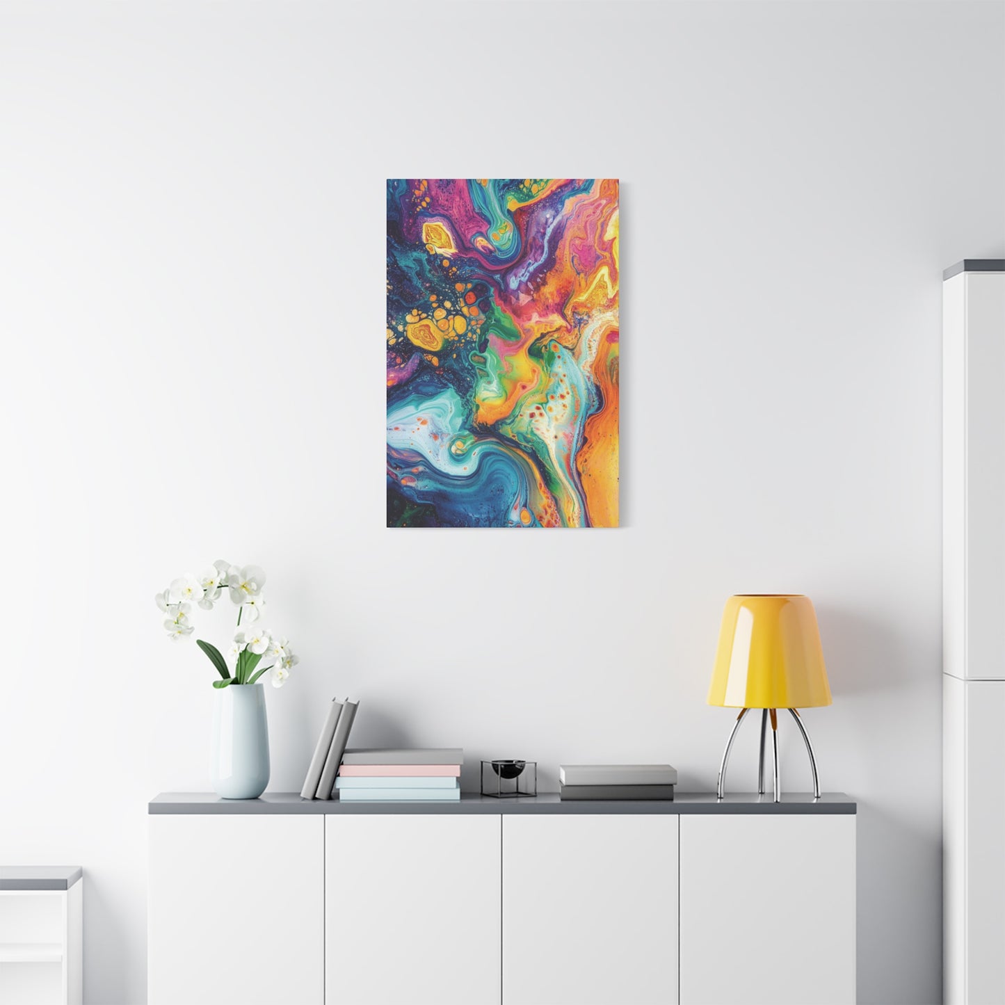 Celestial Vortex Abstract Canvas Art