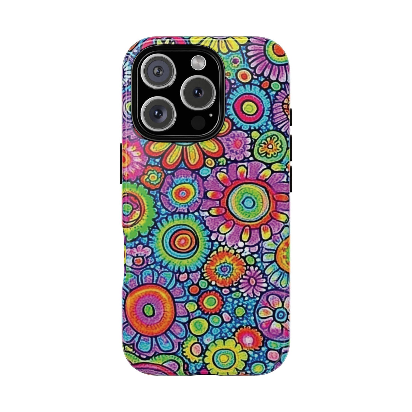 Retro Flower Pop Tough Phone Case