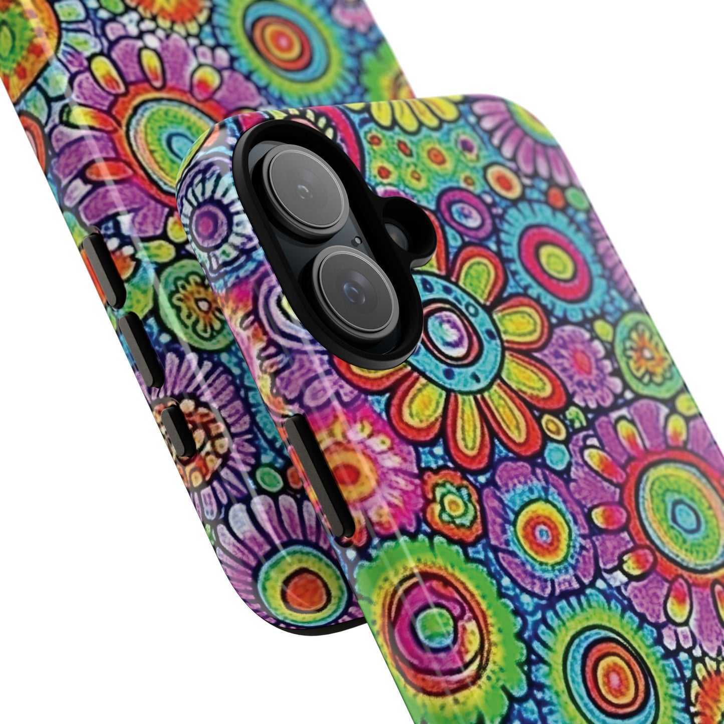 Retro Flower Pop Tough Phone Case