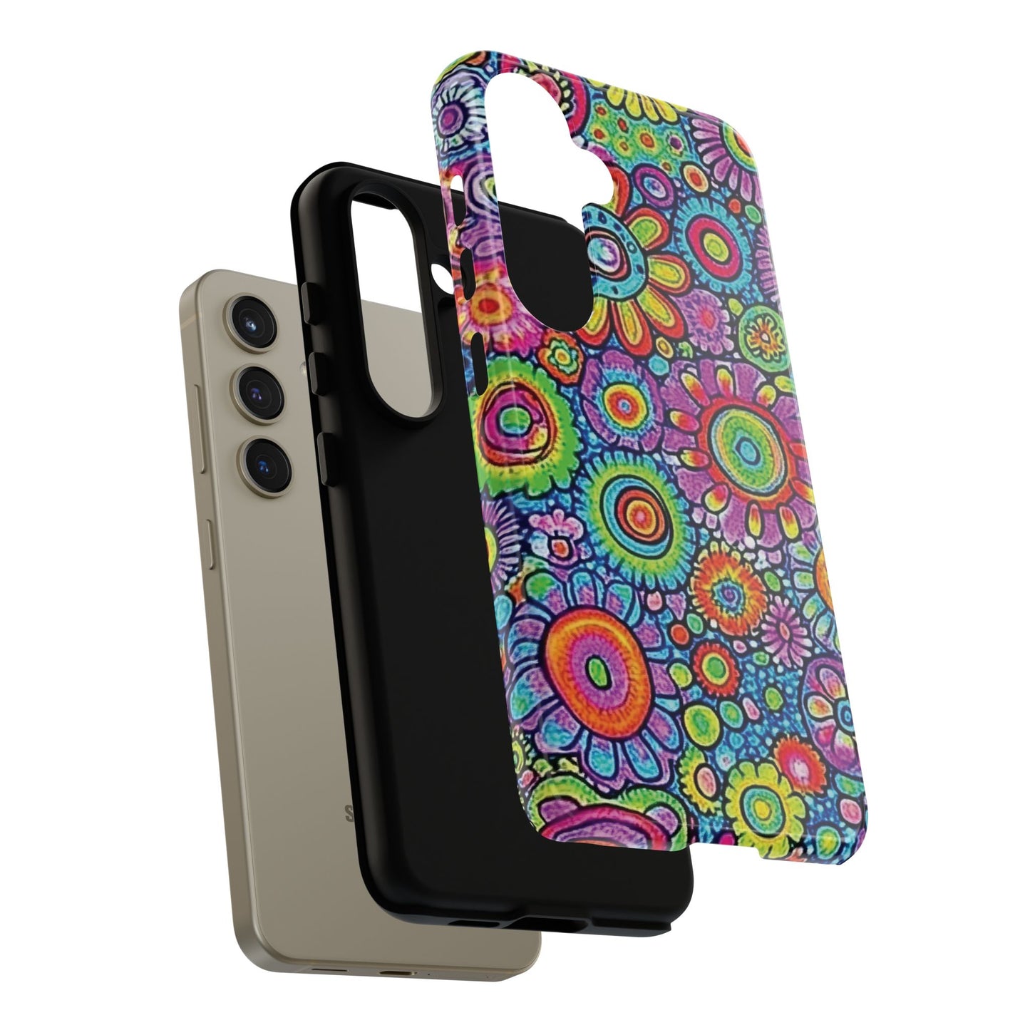 Retro Flower Pop Tough Phone Case