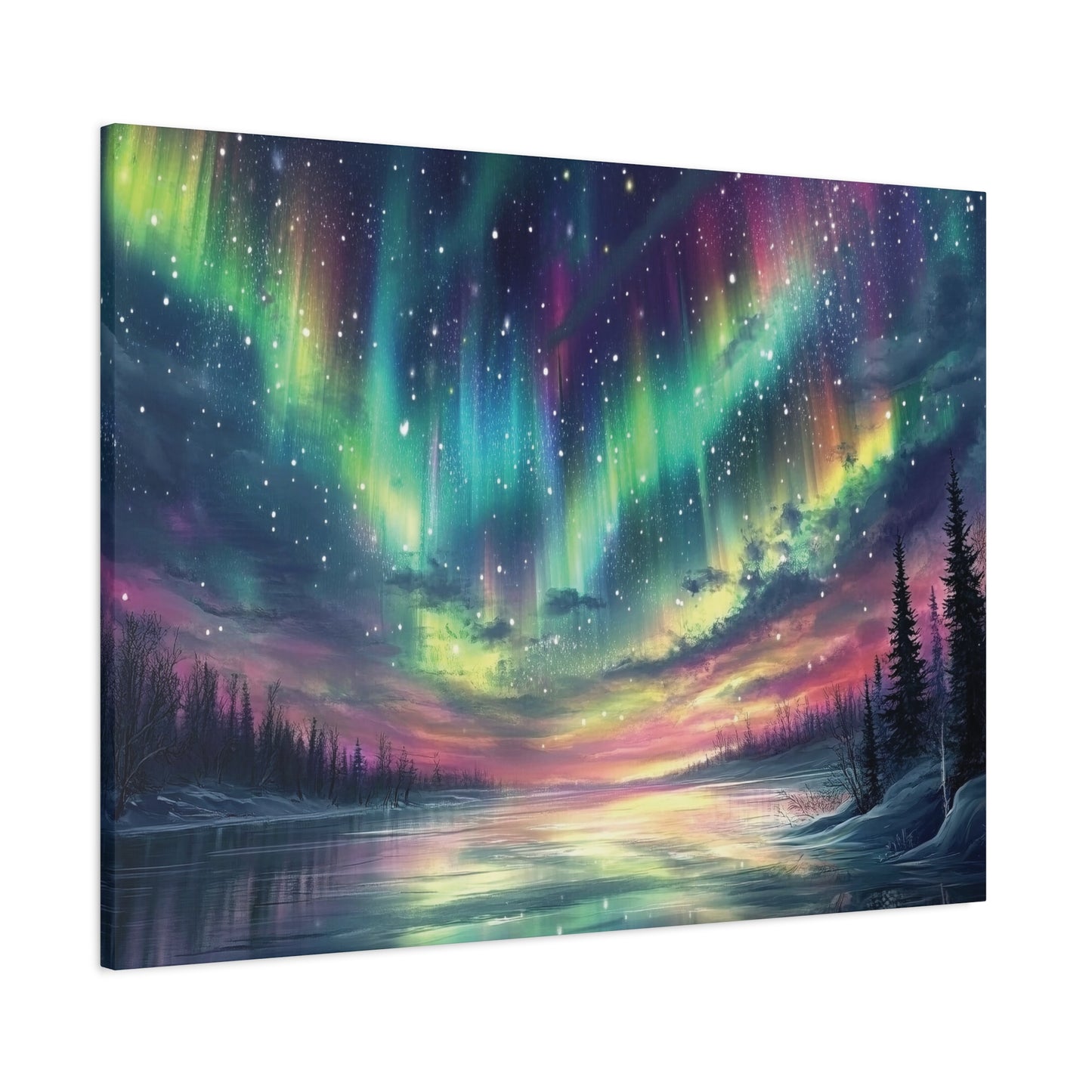 Aurora Dreams Northern Lights Landscape Print