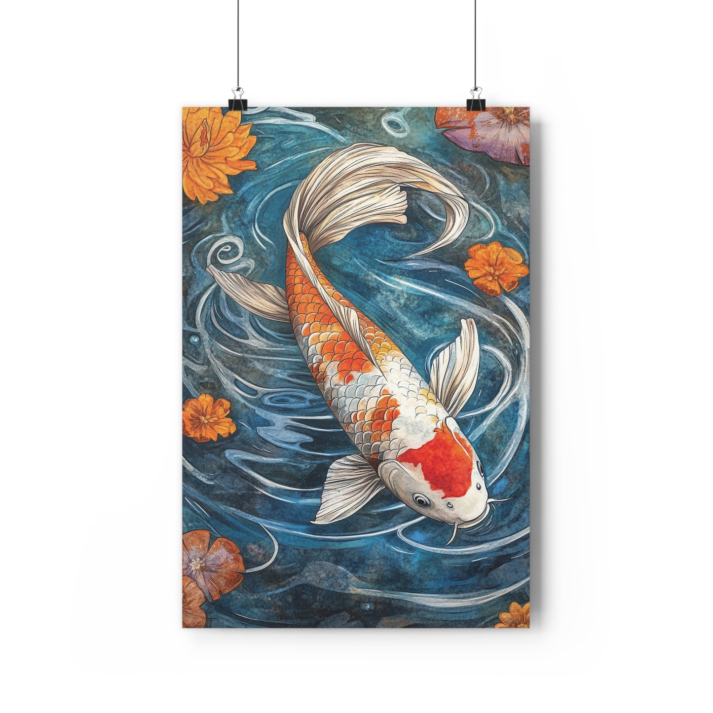 Flow of Serenity Canvas Art