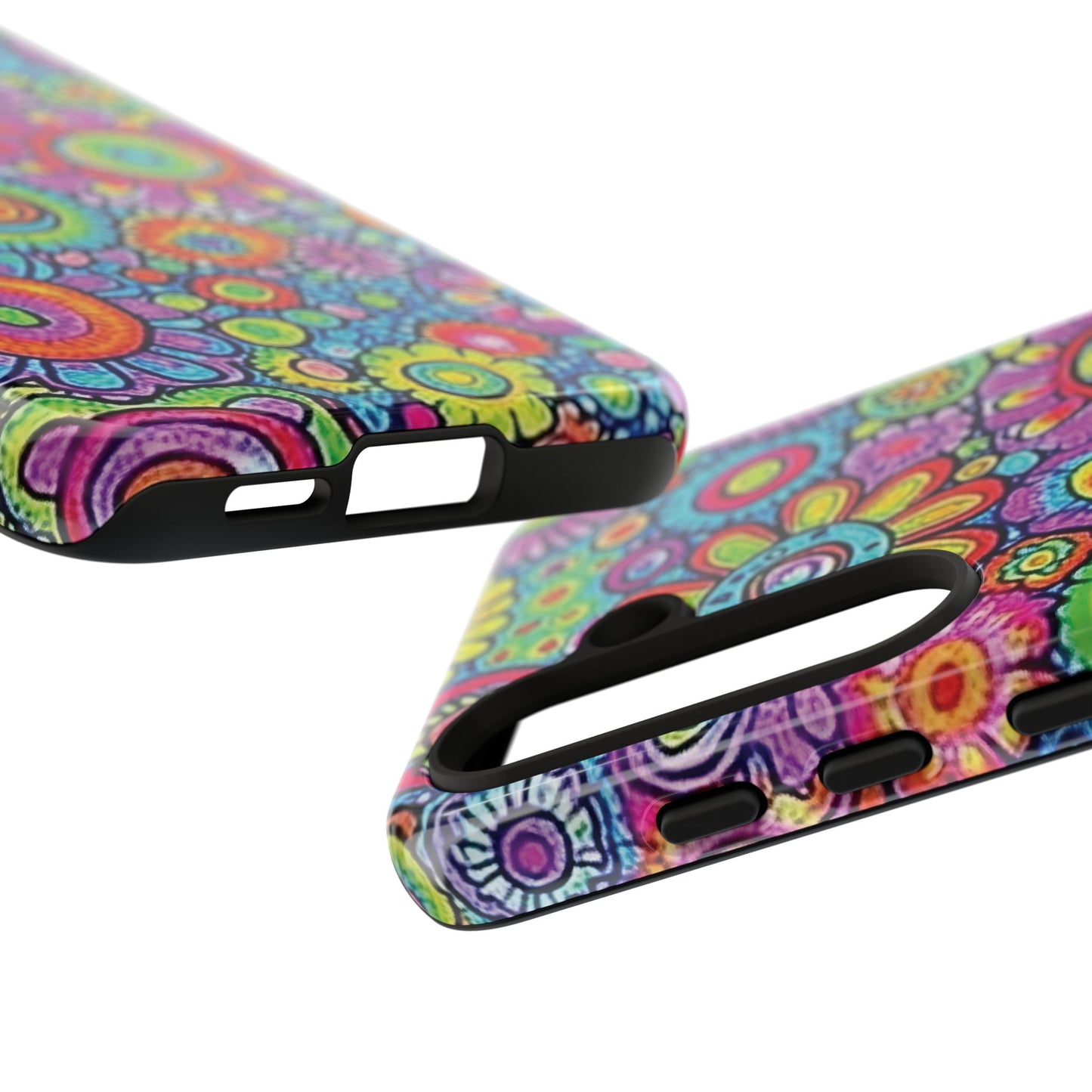 Retro Flower Pop Tough Phone Case