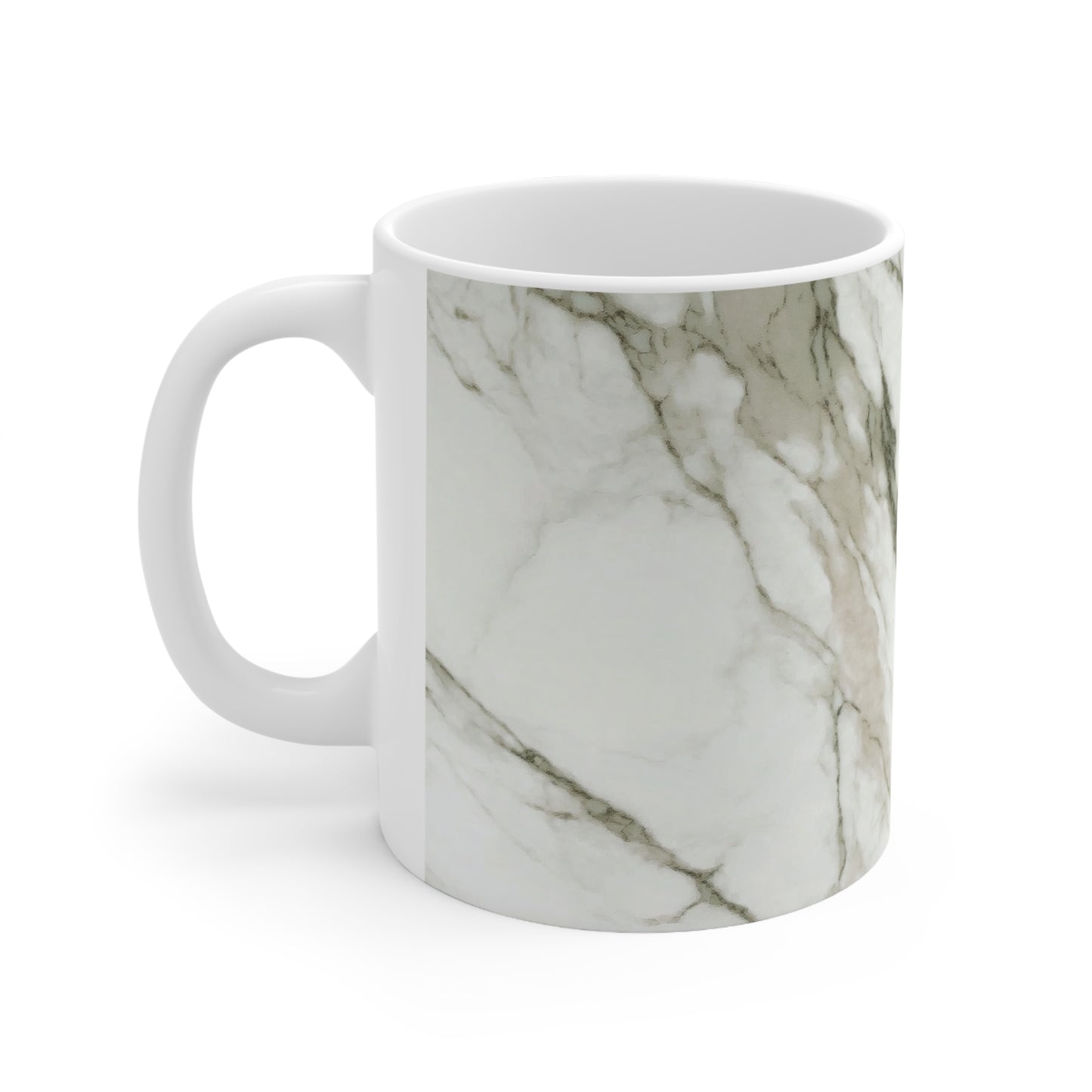 Classic White Marble Design Mug