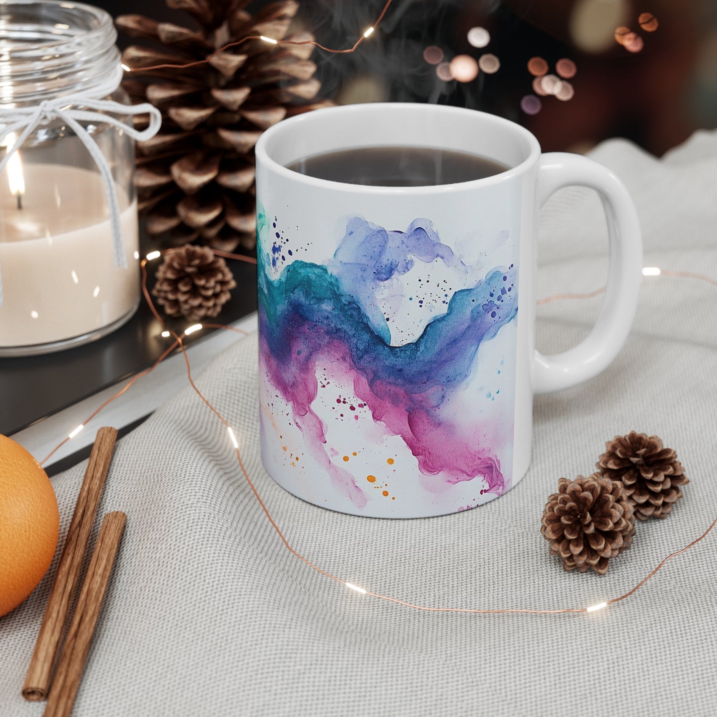 Splash of Colour Abstract Art Mug