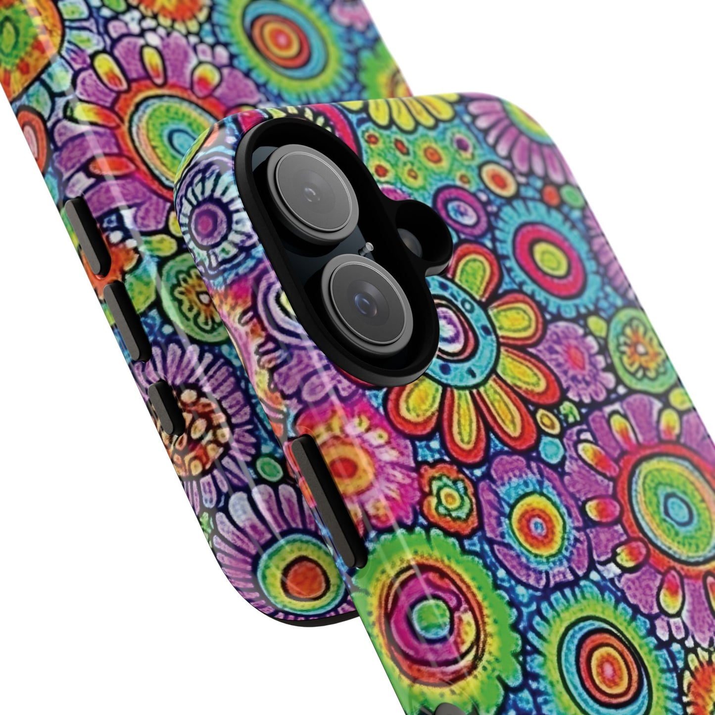 Retro Flower Pop Tough Phone Case