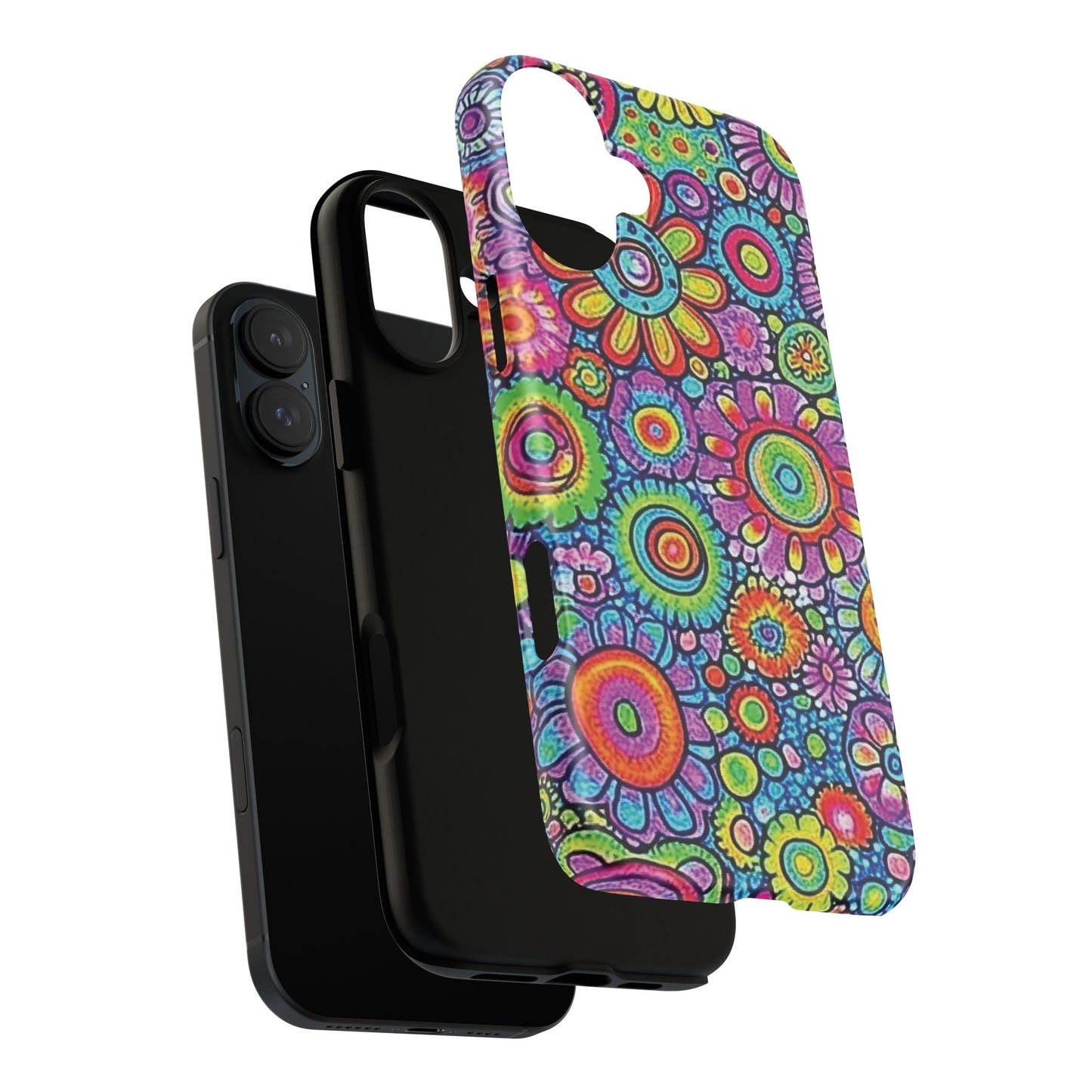 Retro Flower Pop Tough Phone Case