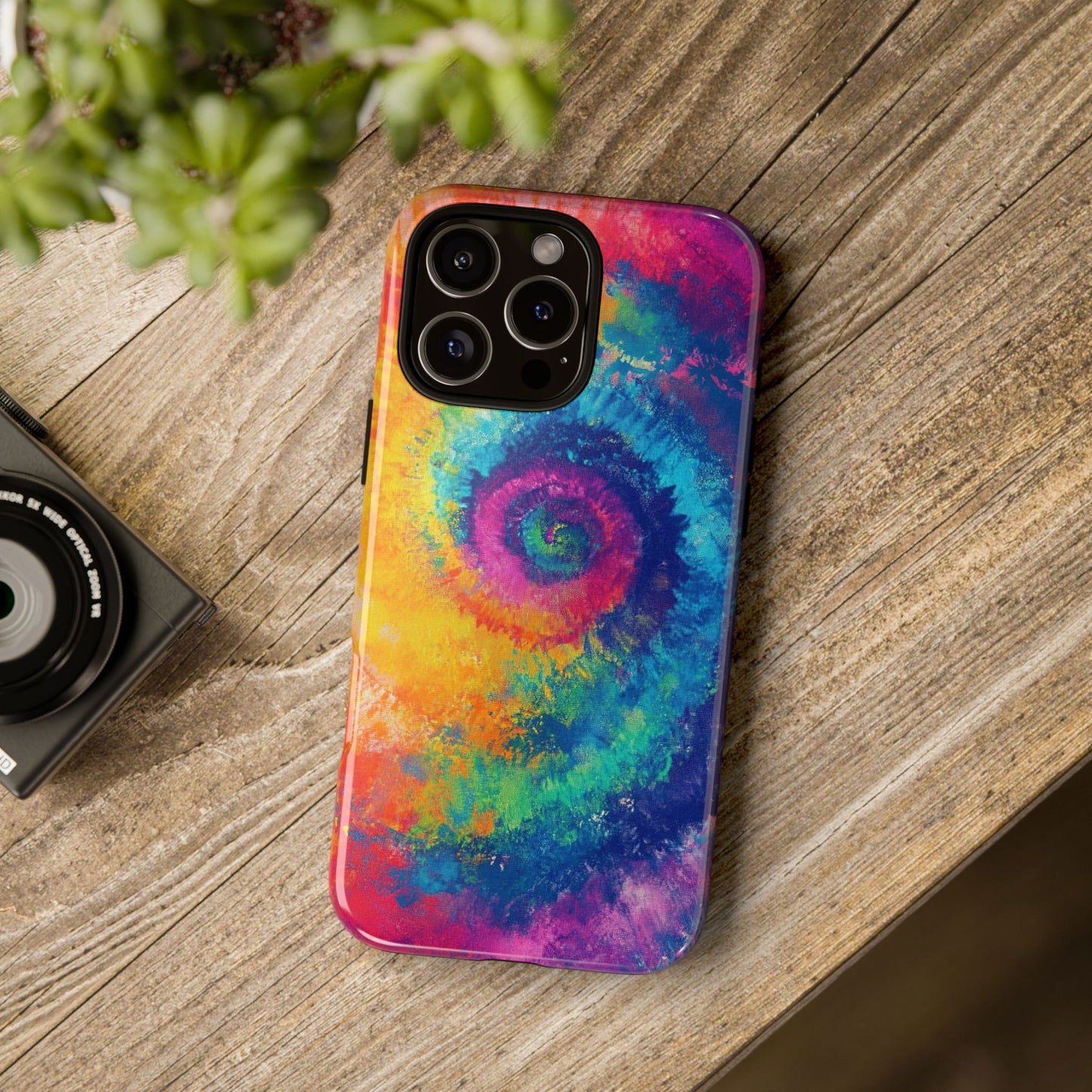 Psychedelic Tie-Dye Swirl Tough Phone Case