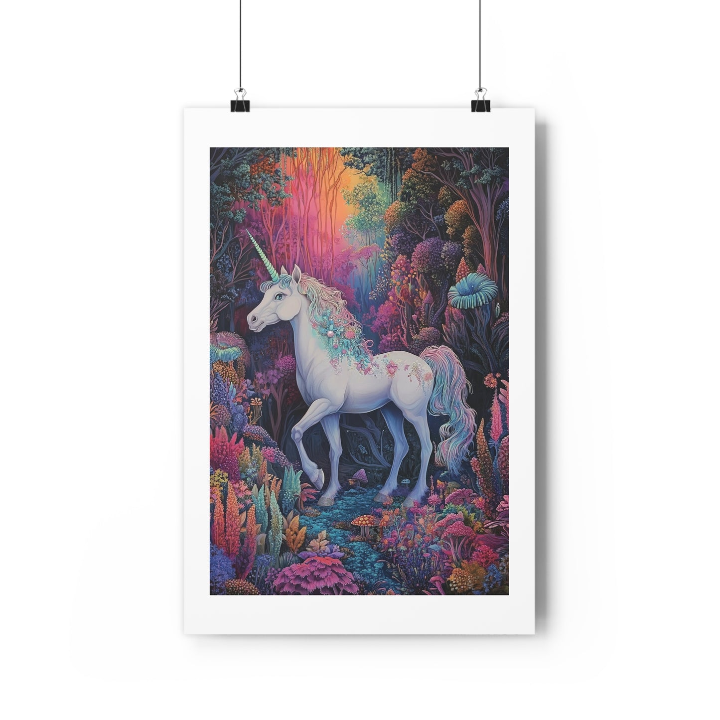 Enchanted Unicorn Art Print