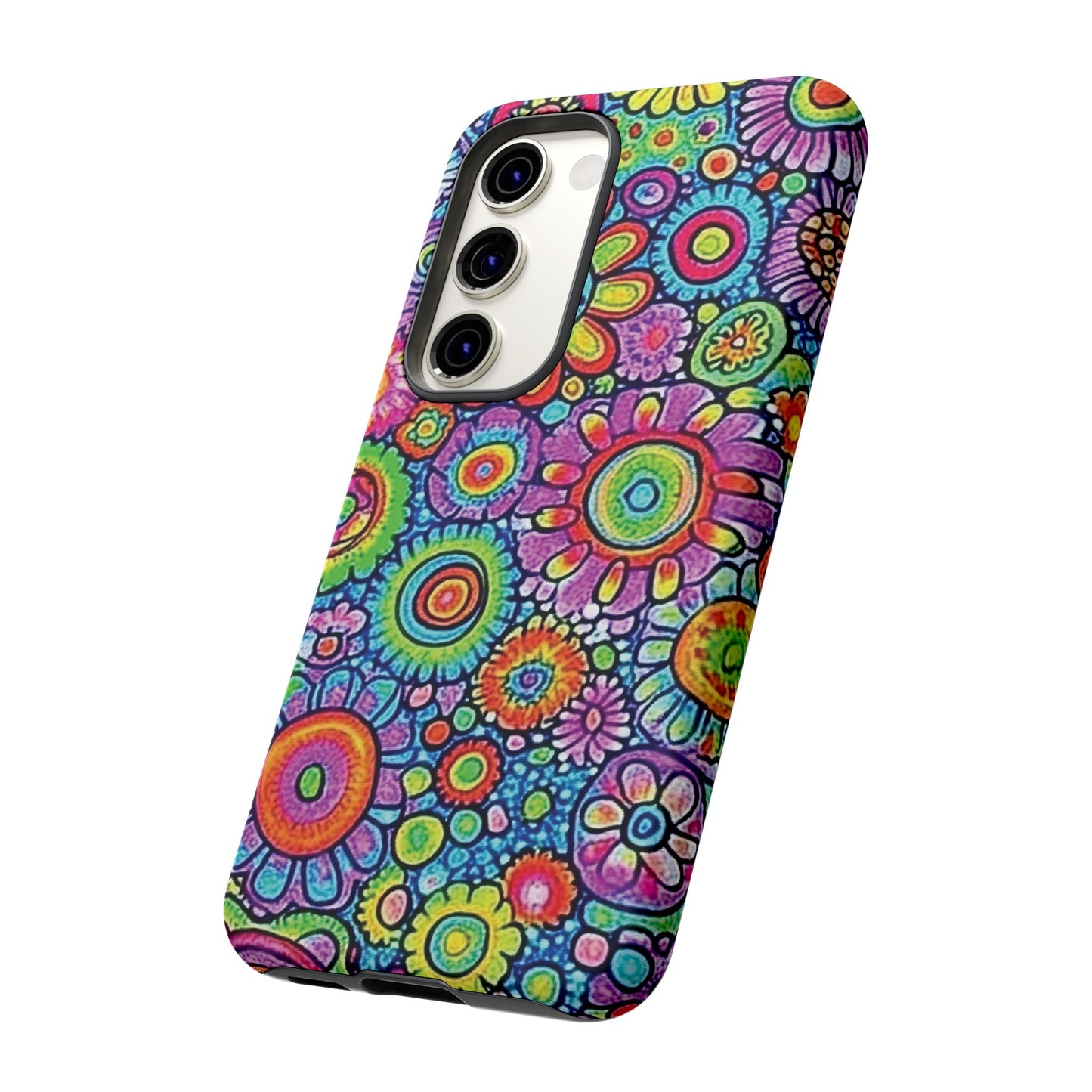 Retro Flower Pop Tough Phone Case