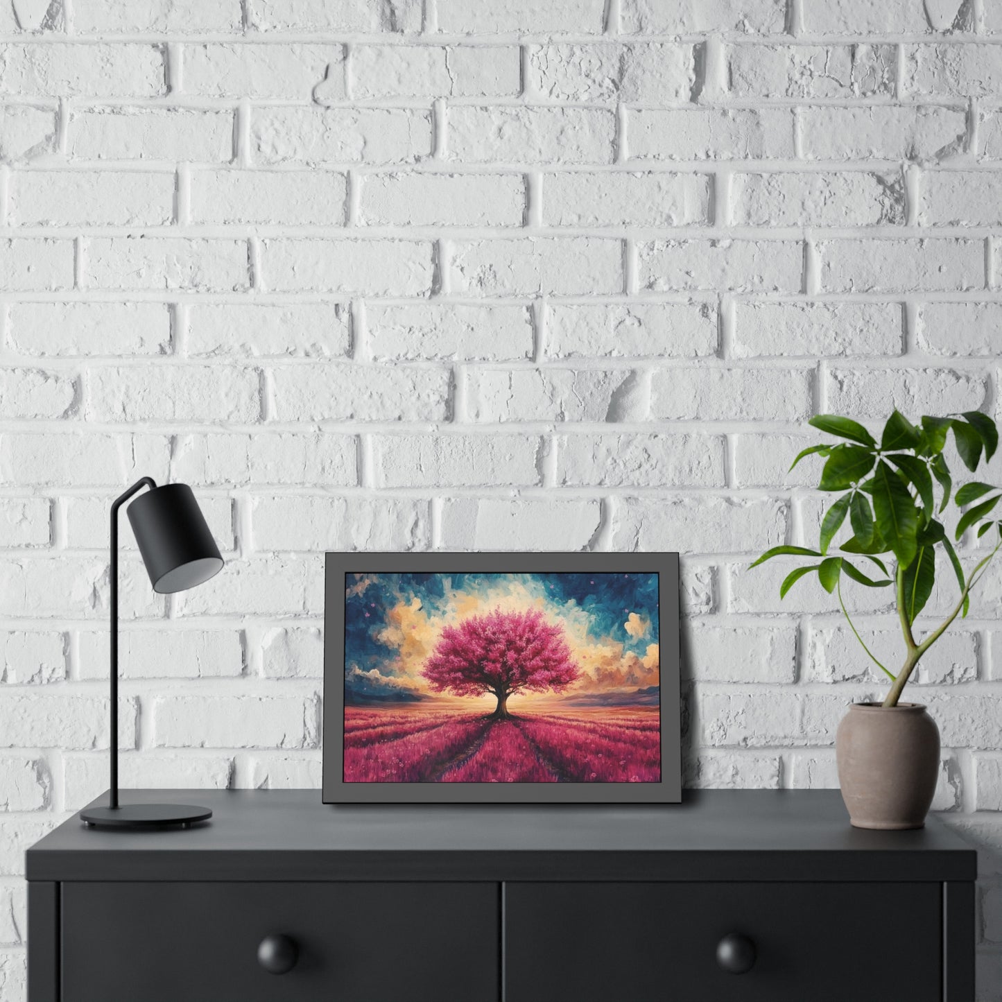 Blossom Horizon Radiant Tree Canvas Art