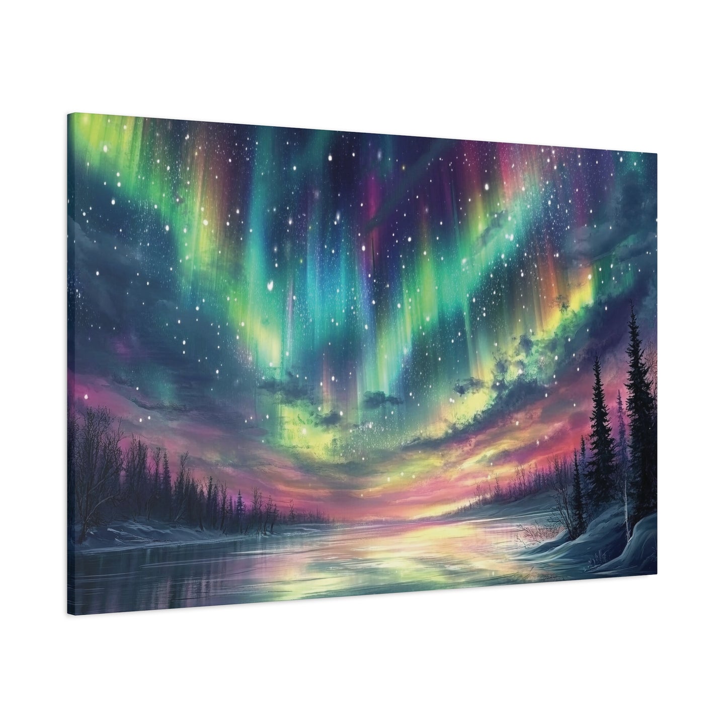 Aurora Dreams Northern Lights Landscape Print