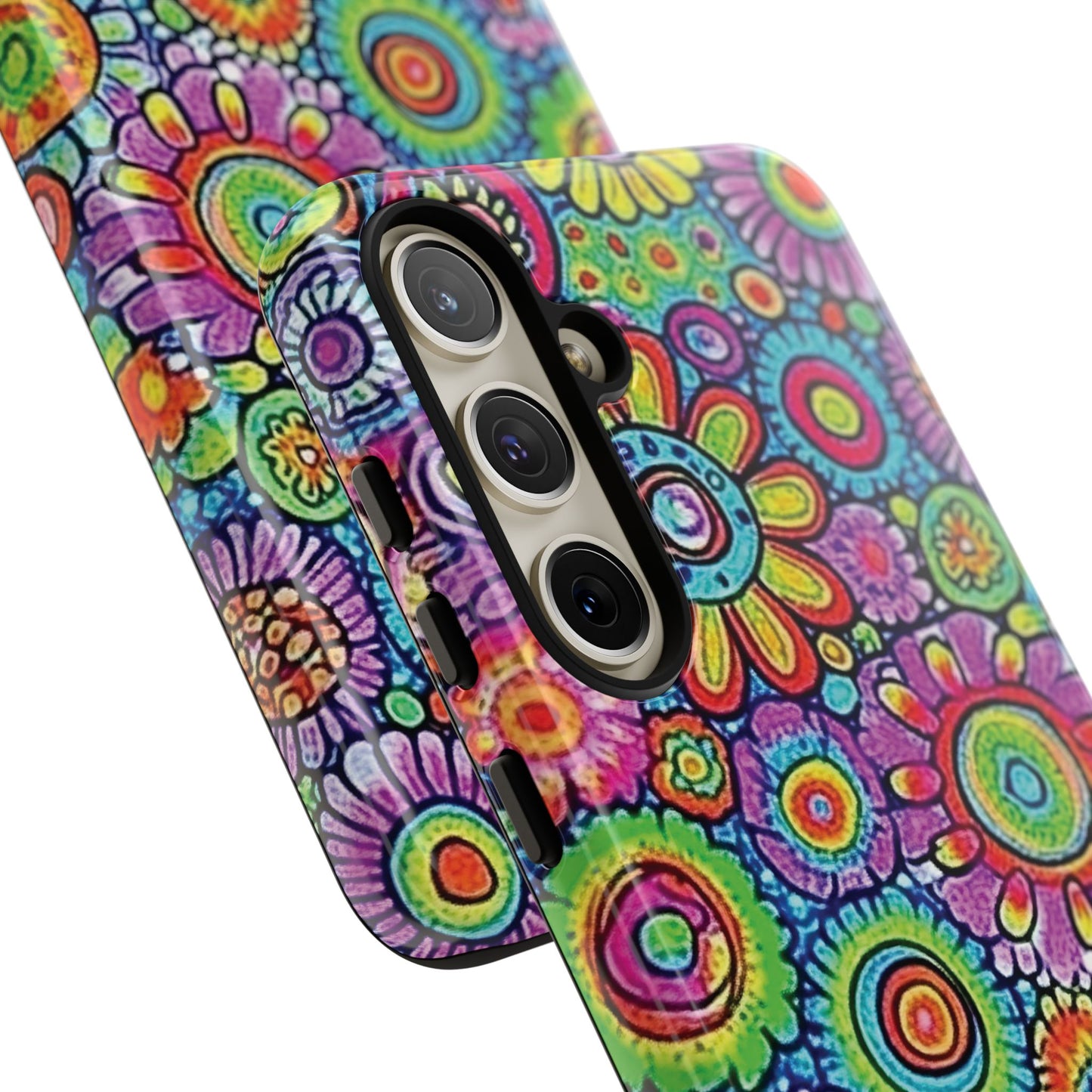 Retro Flower Pop Tough Phone Case